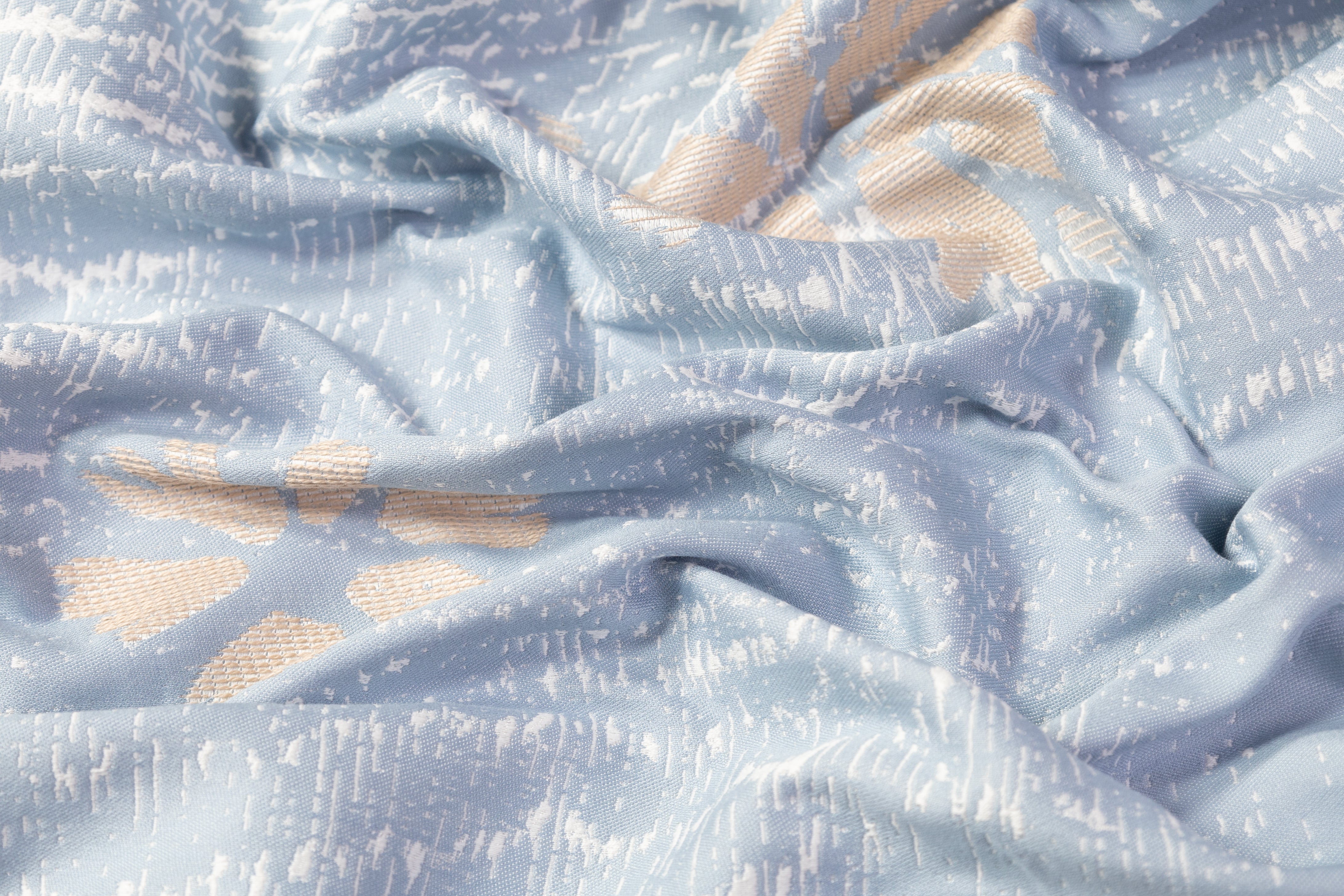 Floral Italian Brocade - Blue / Beige