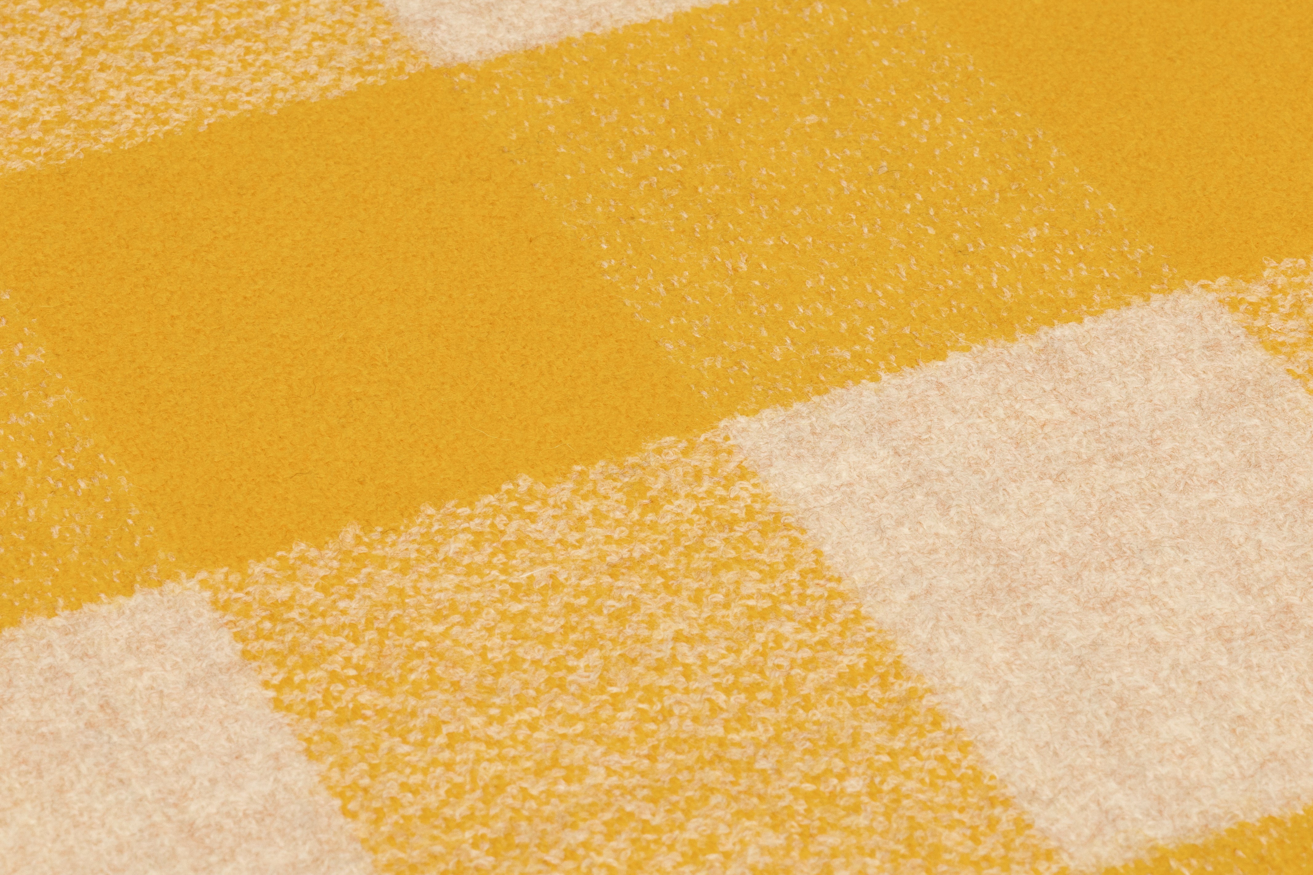 Tallia di Delfino - Checked Italian Wool - Yellow / Beige