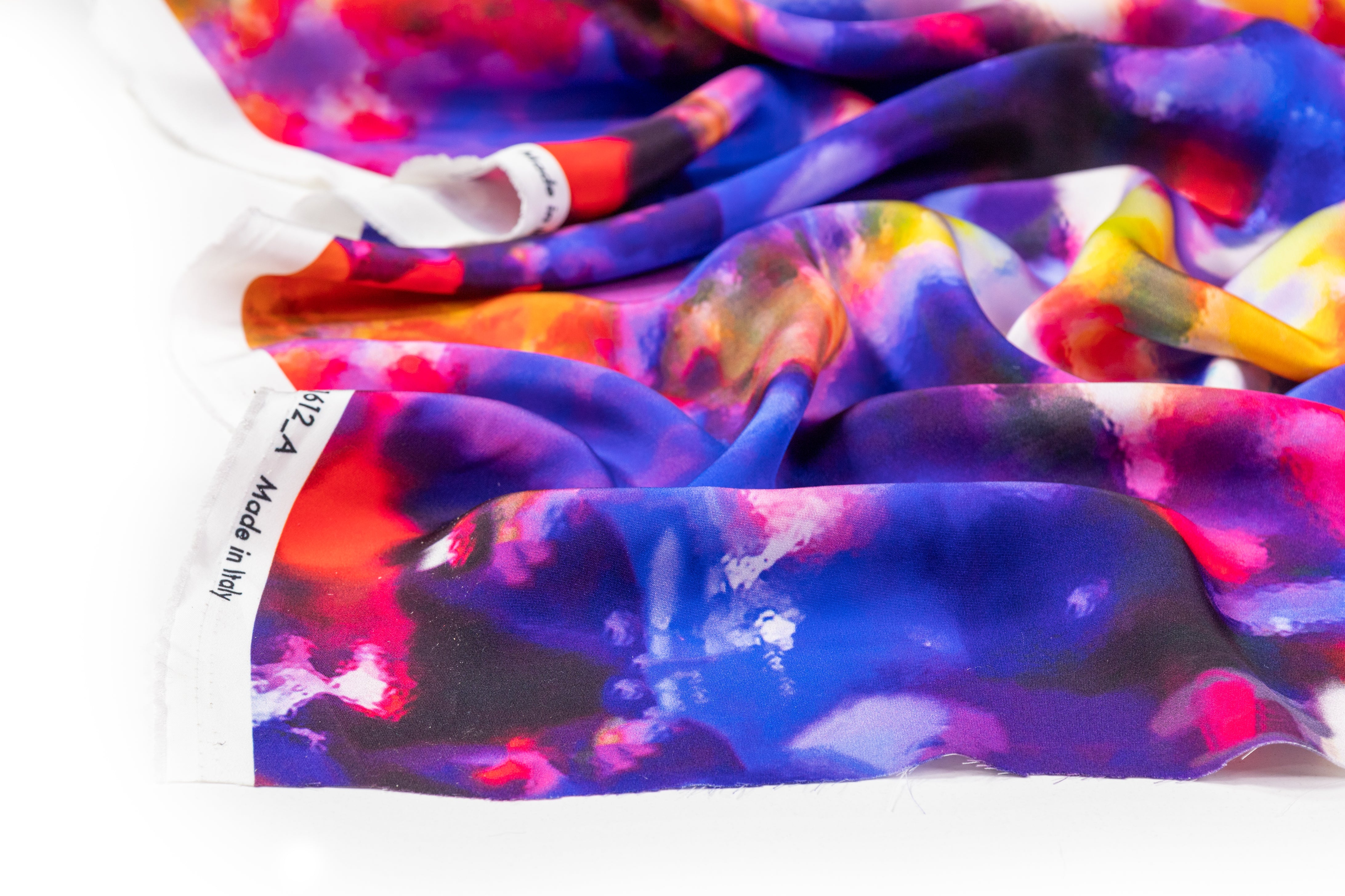 Abstract Italian 4-ply Silk - Multicolor