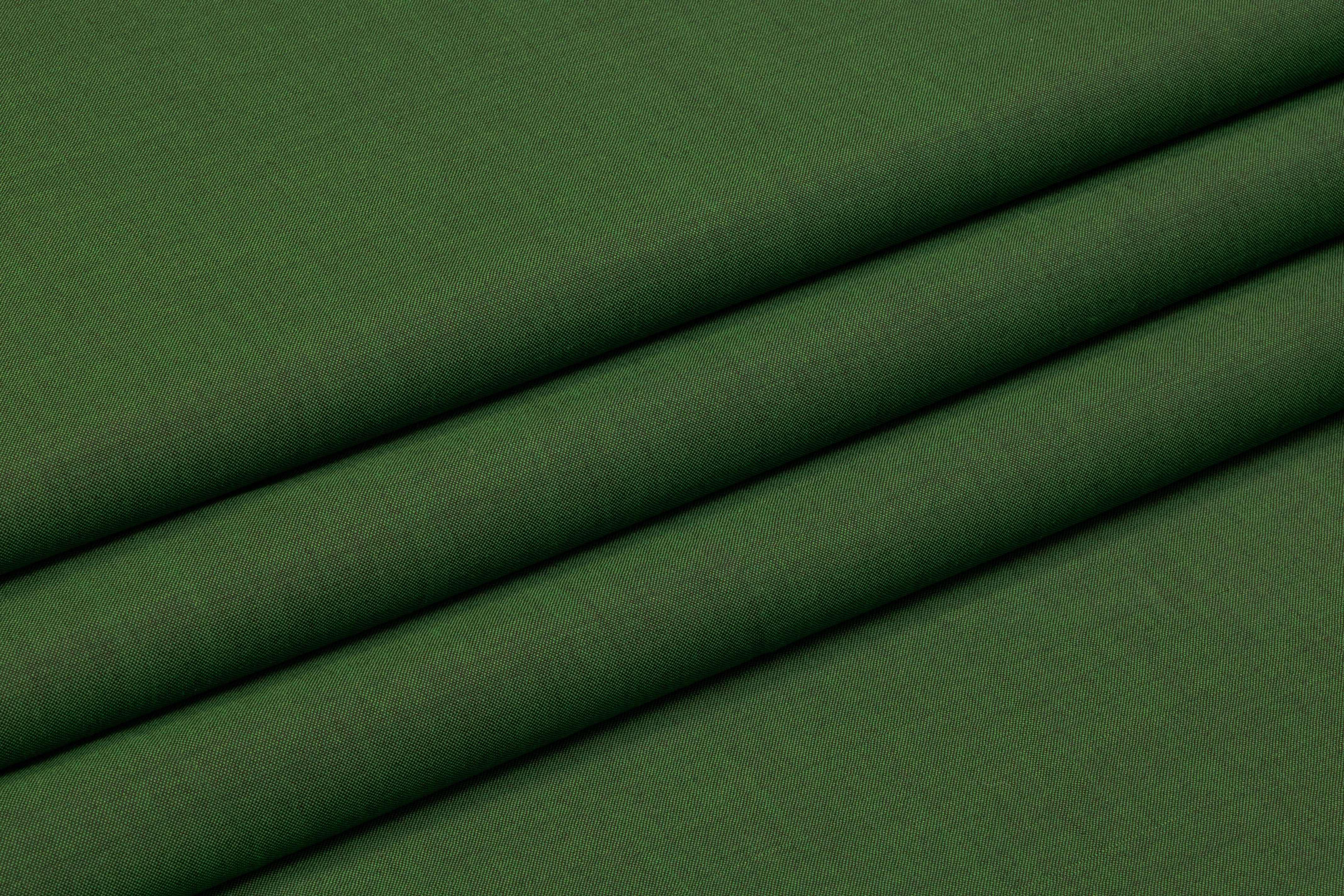 Cerruti - Kinair Wool and Mohair Suiting - Green