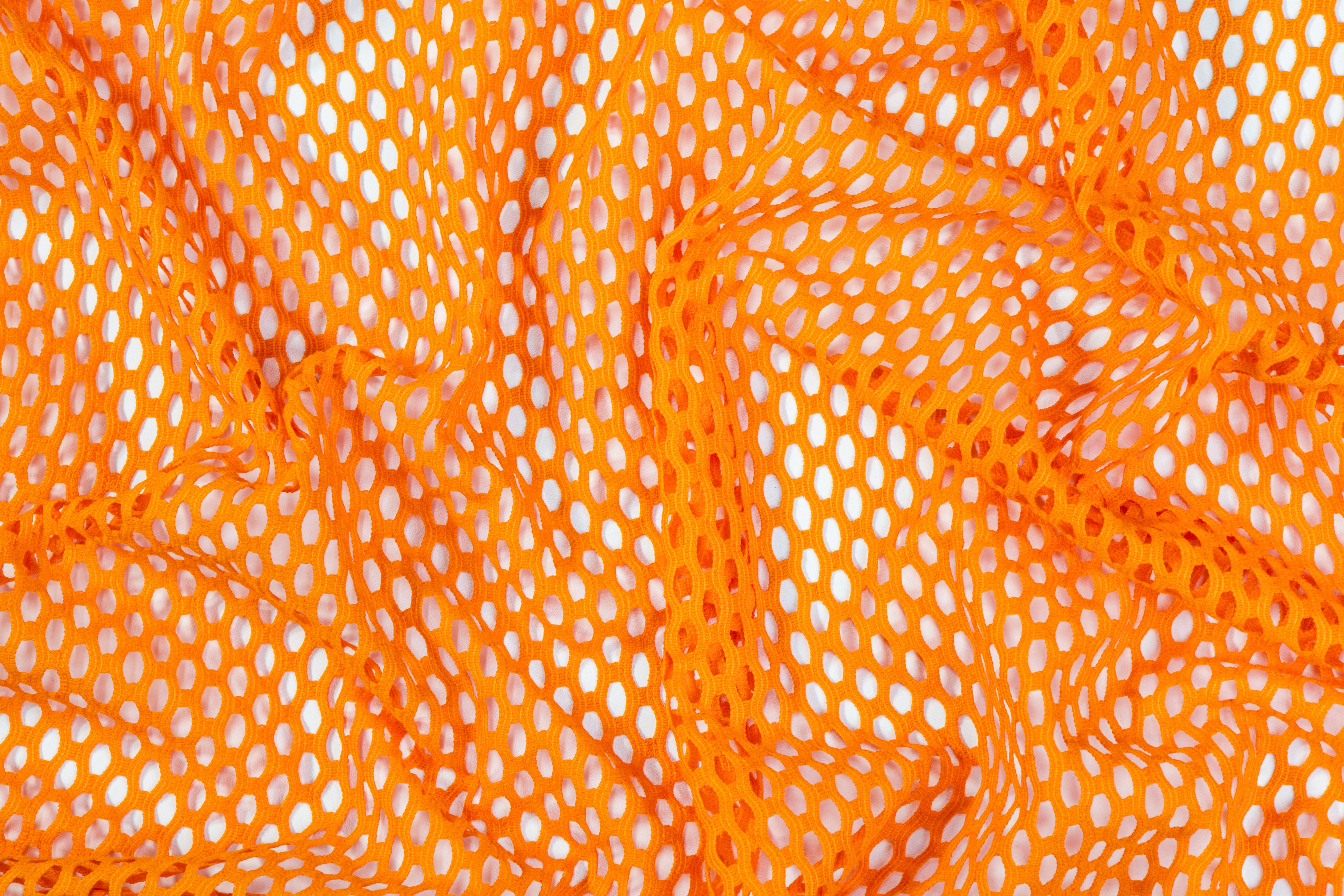 Poly Cotton Net - Orange