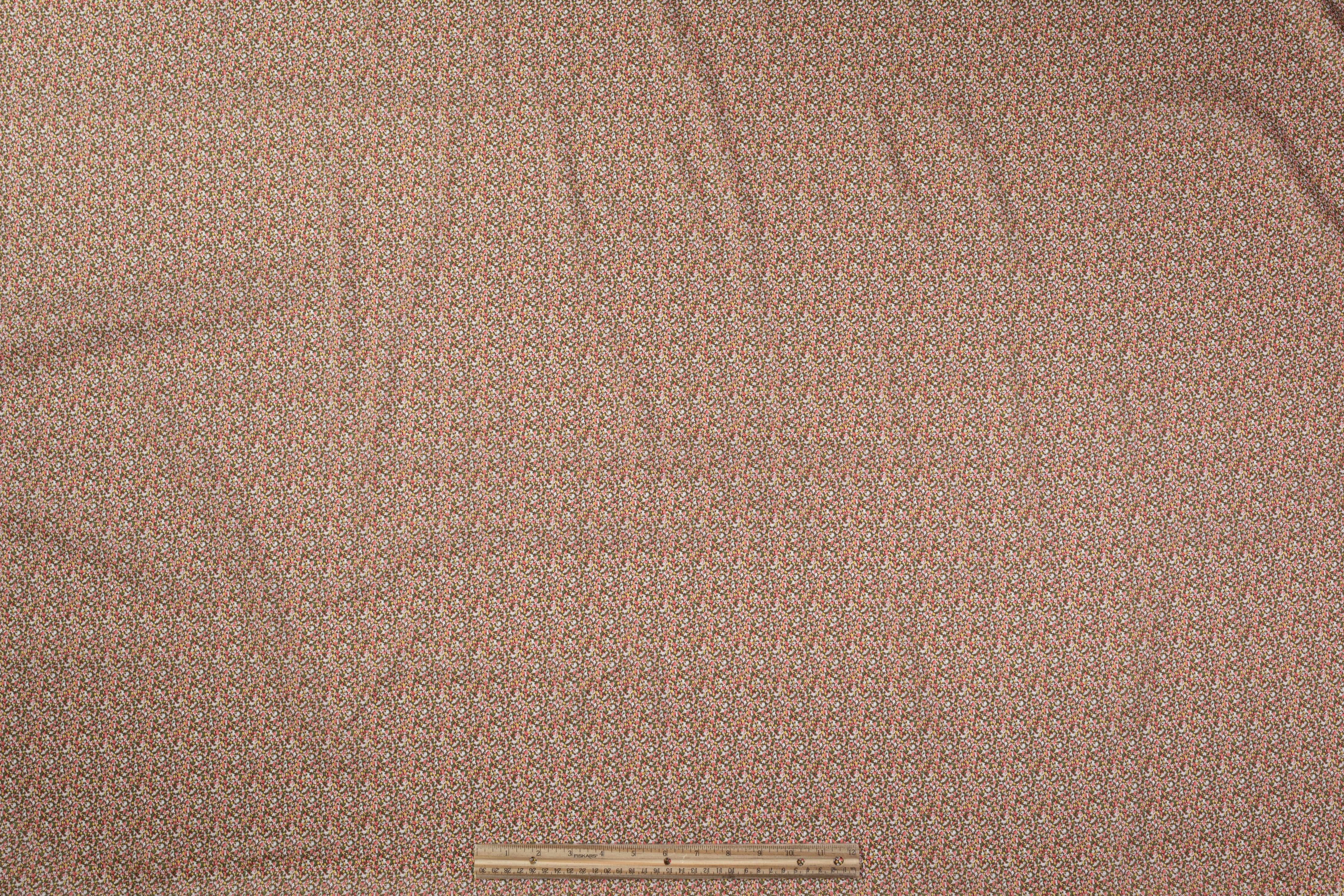 Ditsy Cotton - Pink / Green / Yellow