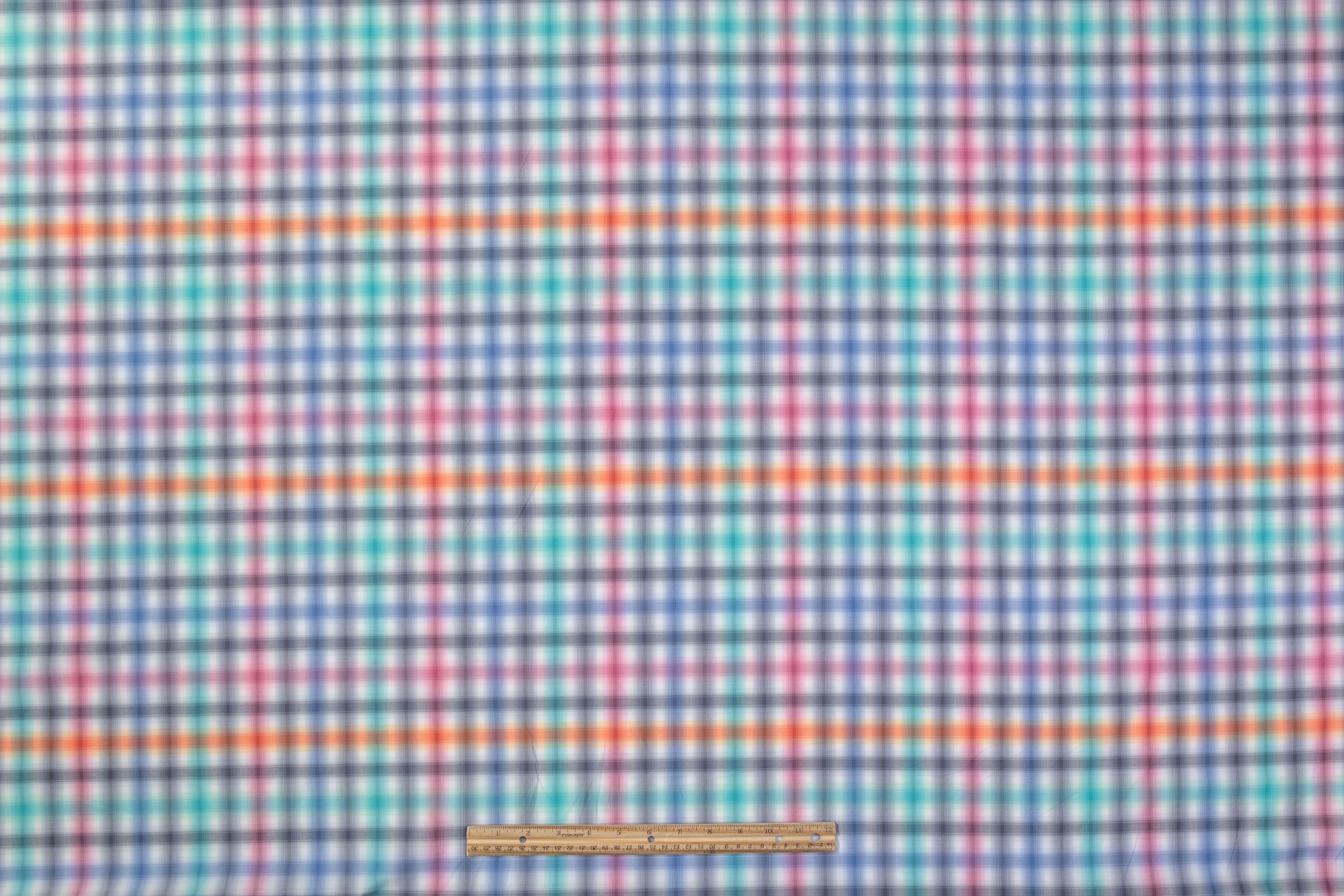 Checked Cotton Shirting - Multicolor