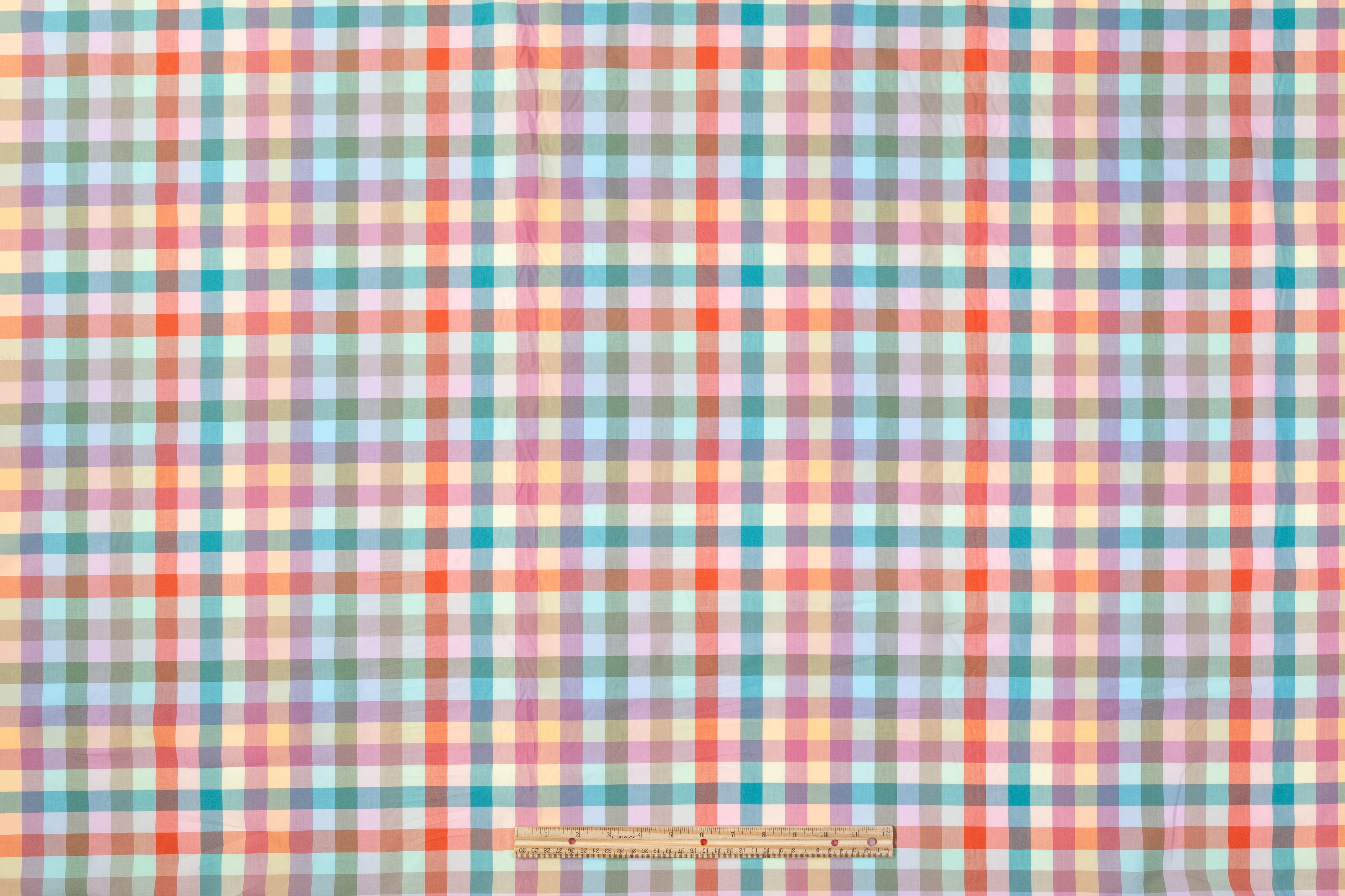 Checked Cotton Shirting - Multicolor