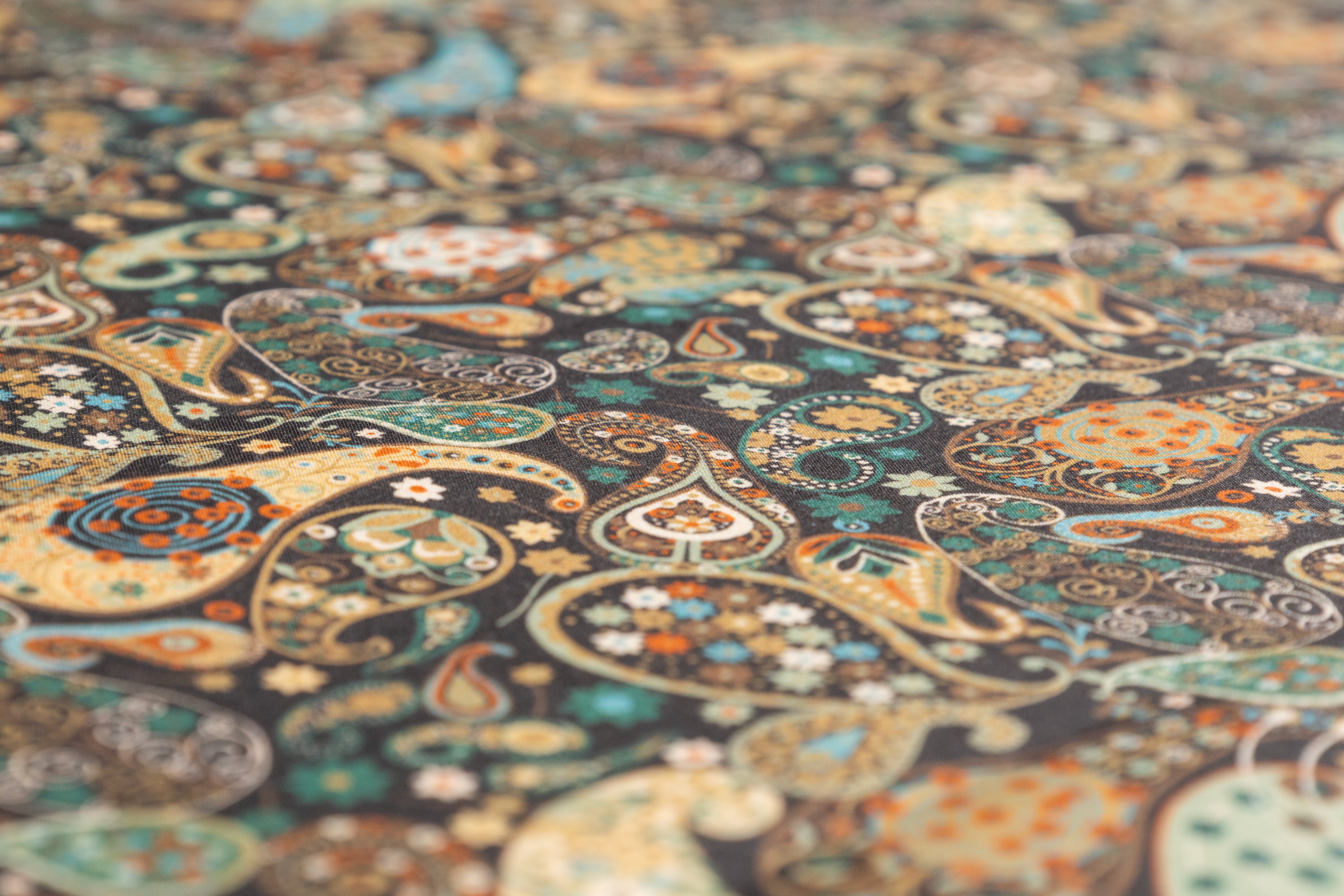 Paisley Cotton - Green