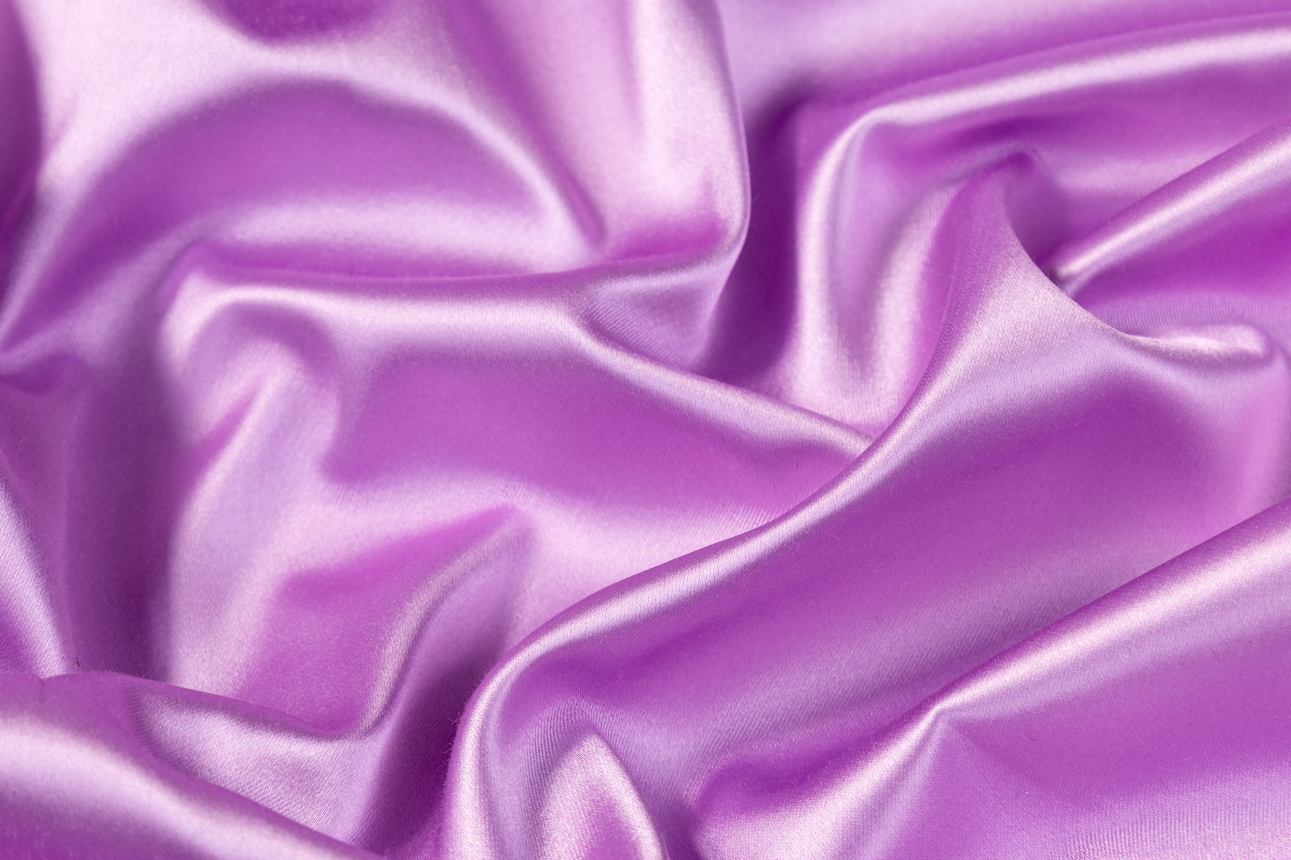 Fused Italian Silk Viscose Satin - Lavender