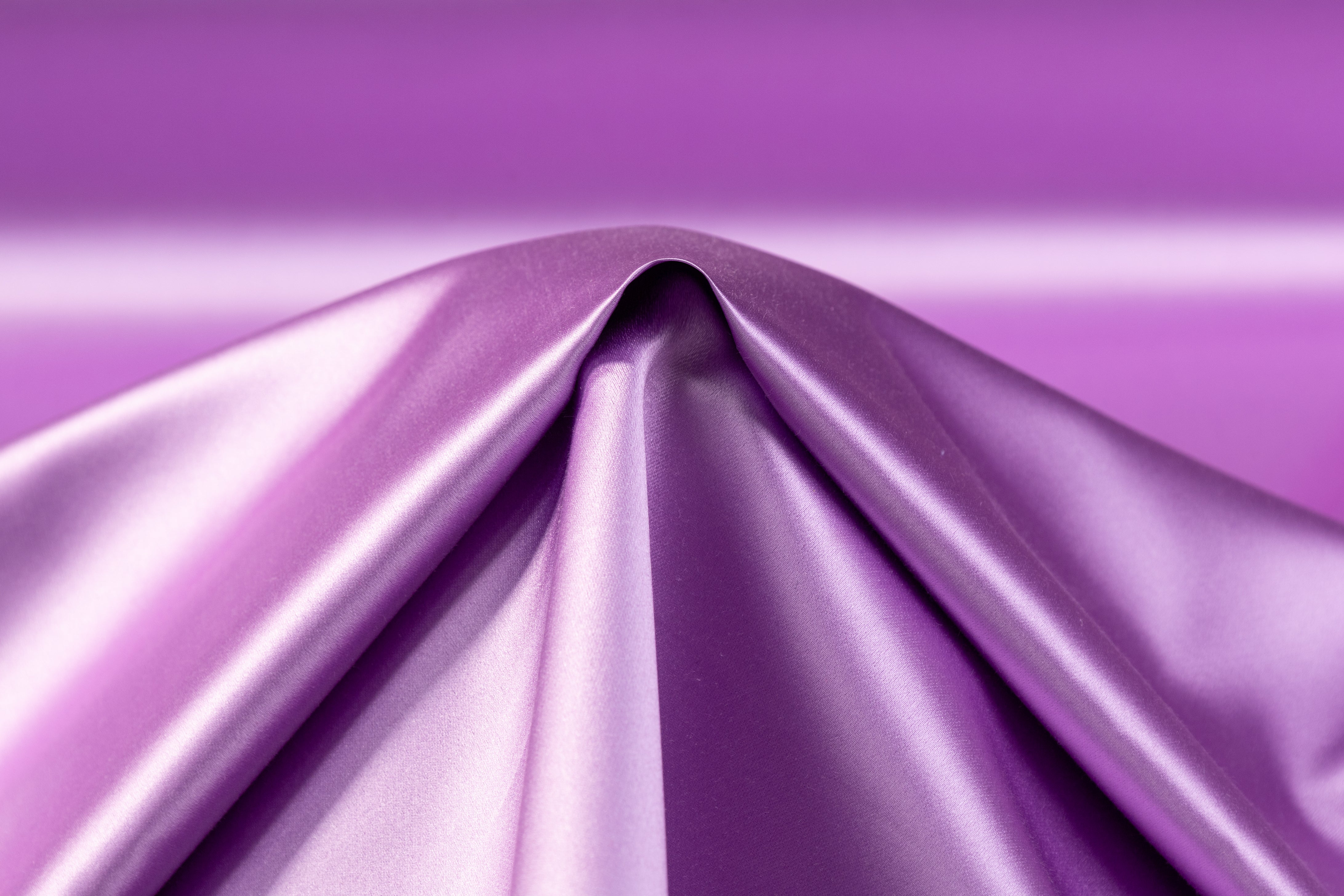 Fused Italian Silk Viscose Satin - Lavender
