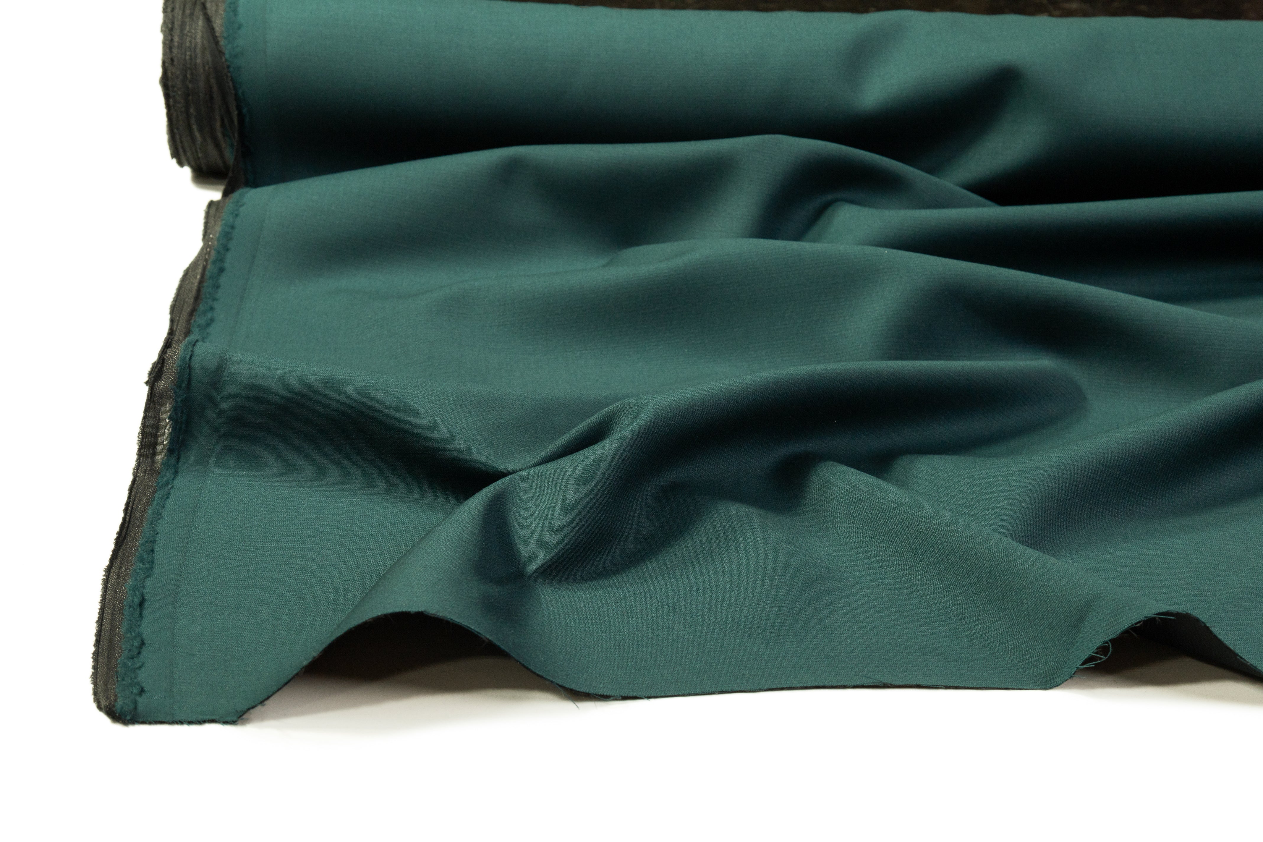 Fused Italian Wool Suiting - Green