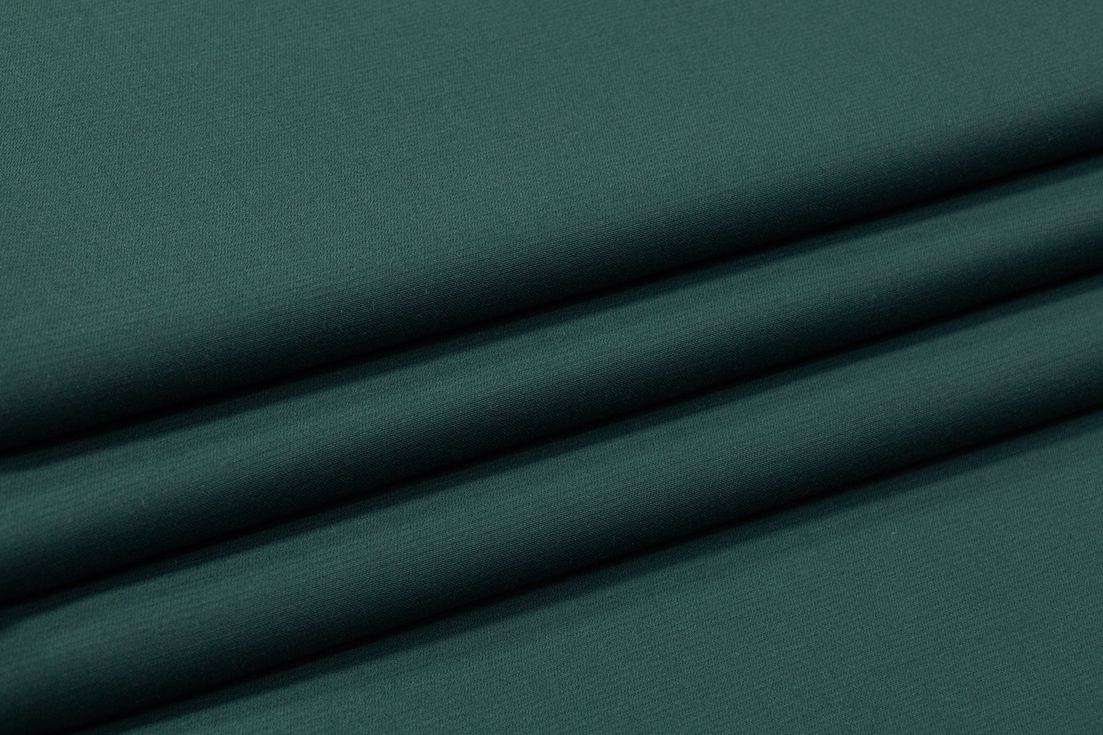 Fused Italian Wool Suiting - Green