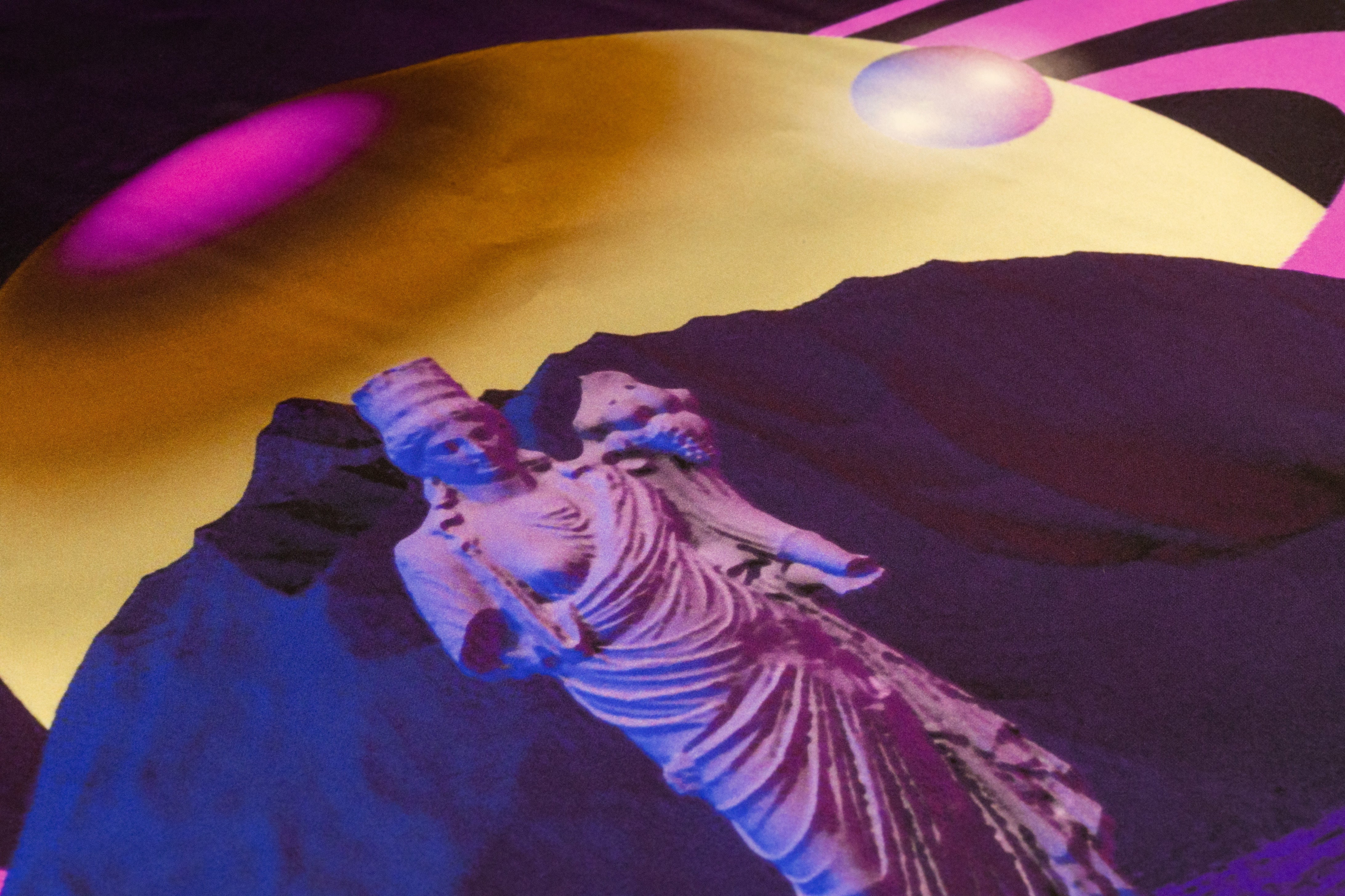 Cosmic Statue Nylon Panel Print