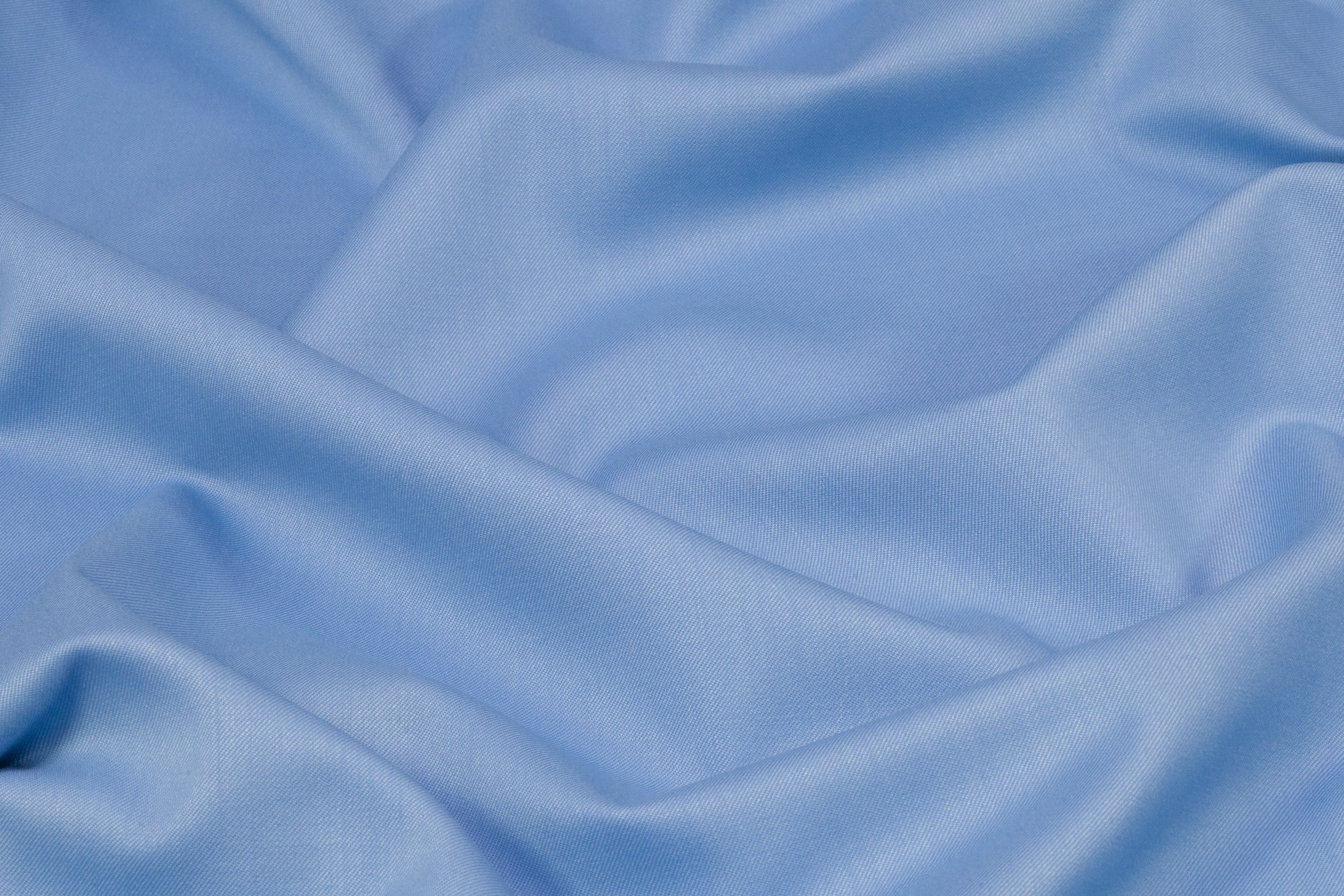 Summer Tasmania Super 130s Italian Wool Suiting - Carolina Blue
