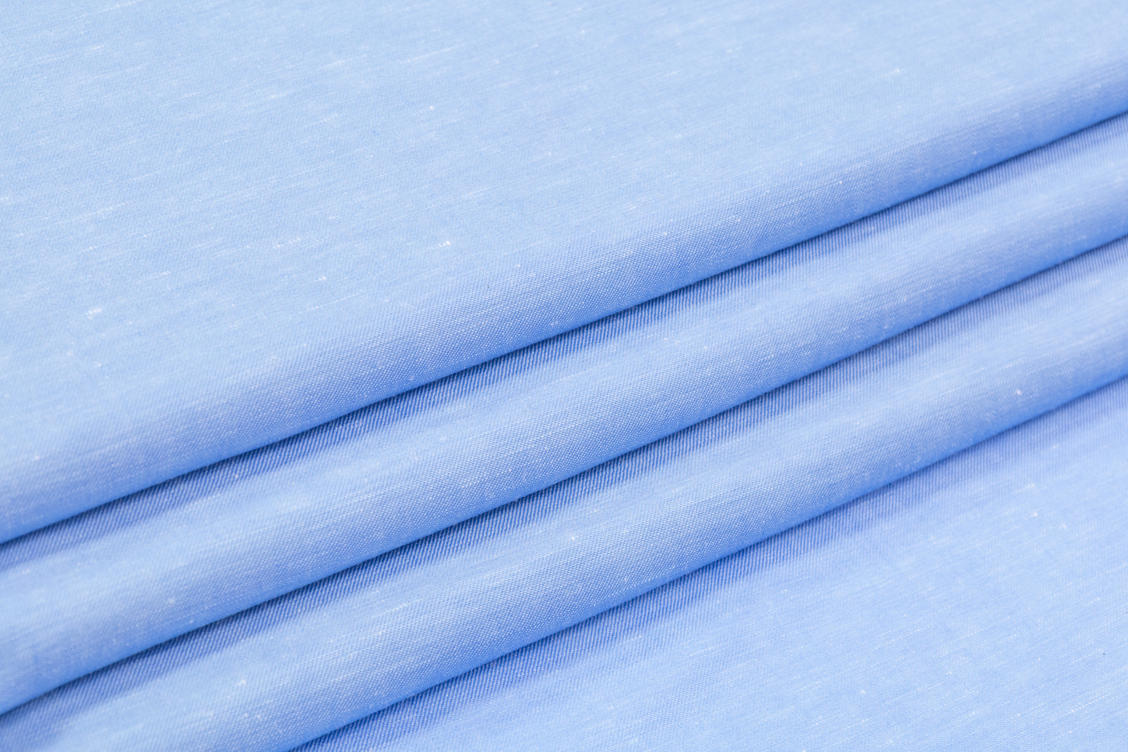 Italian Wool Linen Blend - Blue