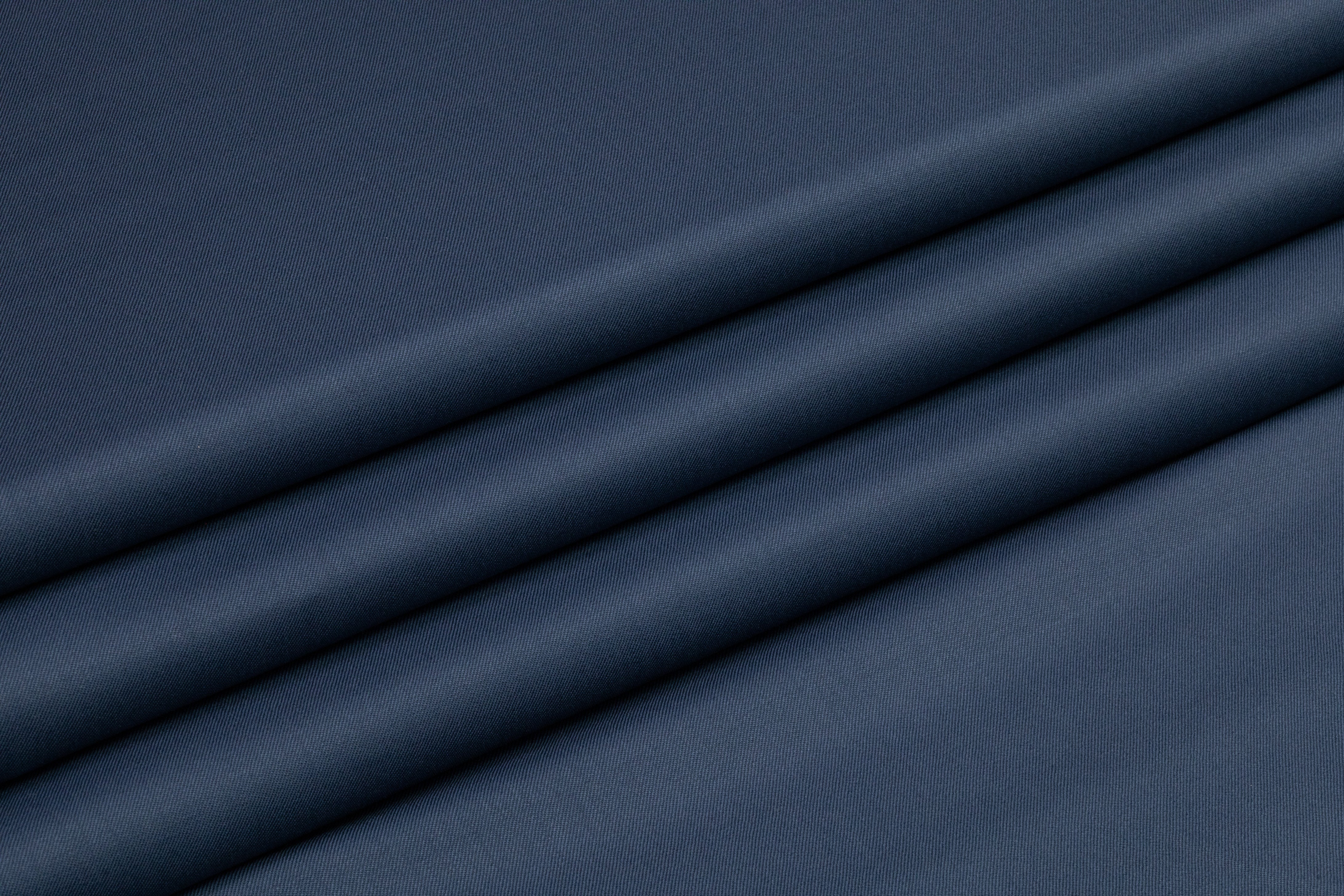 Summer Tasmania Super 130s Italian Wool Suiting - Denim Blue