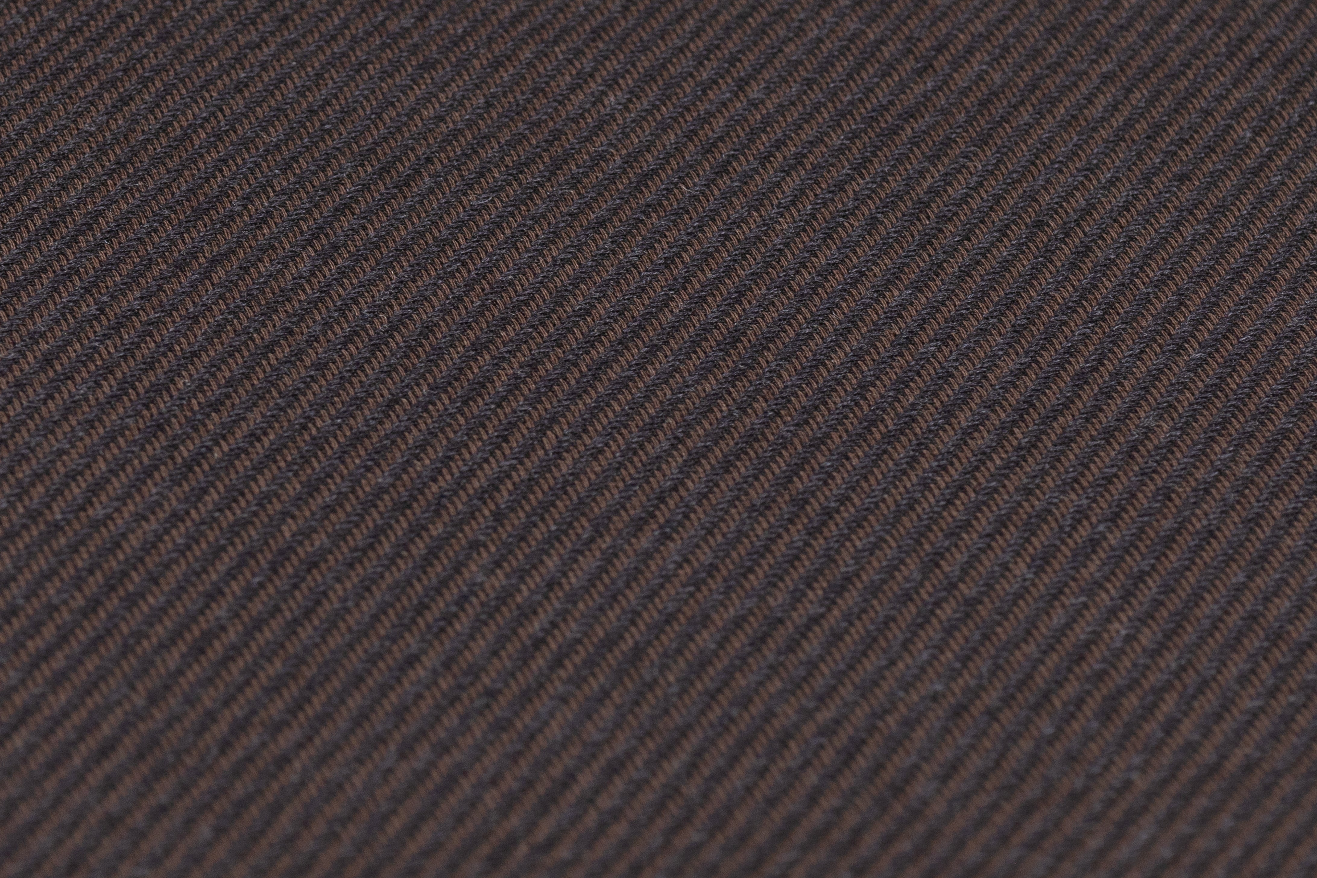 Angelico - Two Tone Italian Wool Twill - Brown / Charcoal