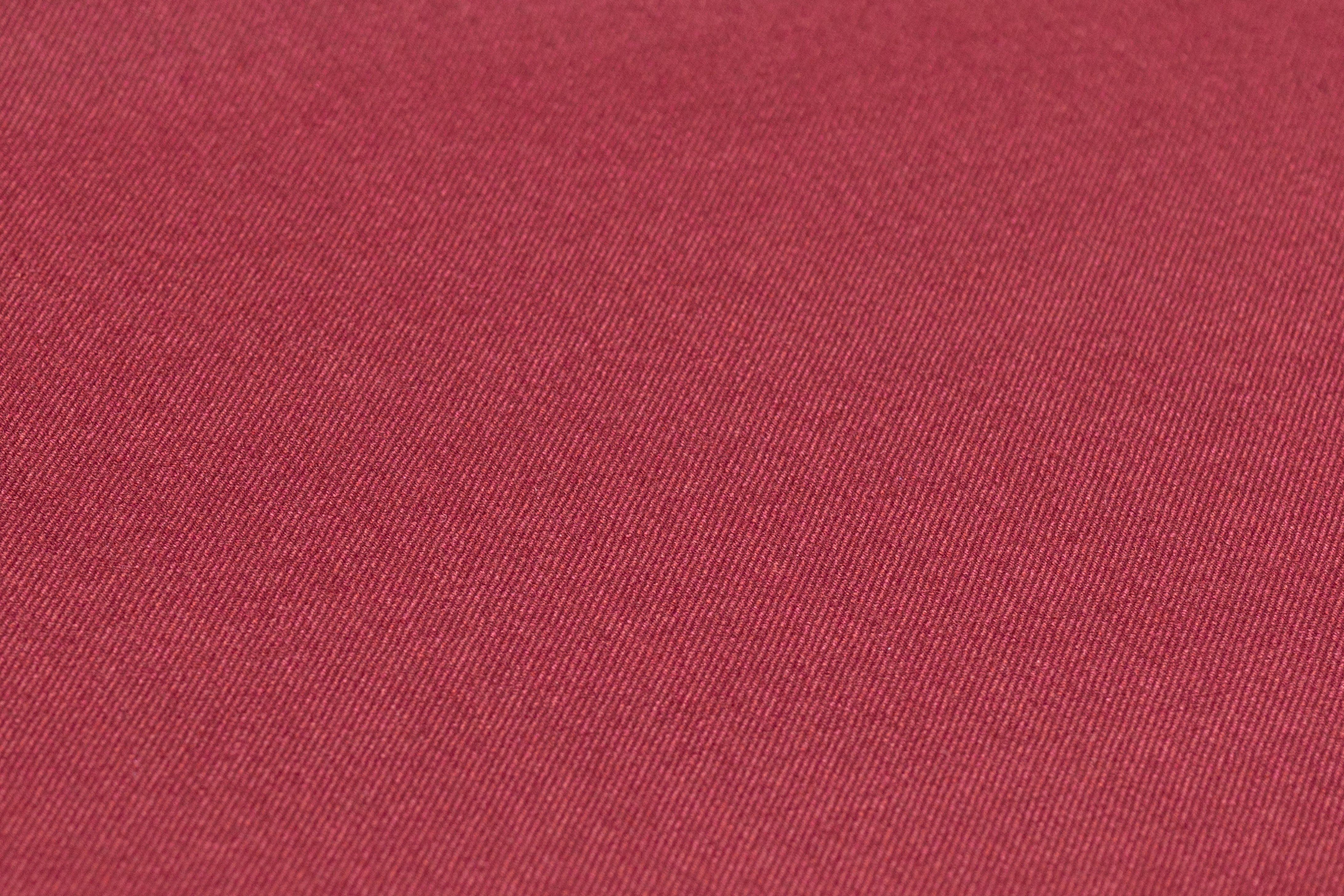 Ferla - Italian Wool Blend Twill Suiting - Burgundy