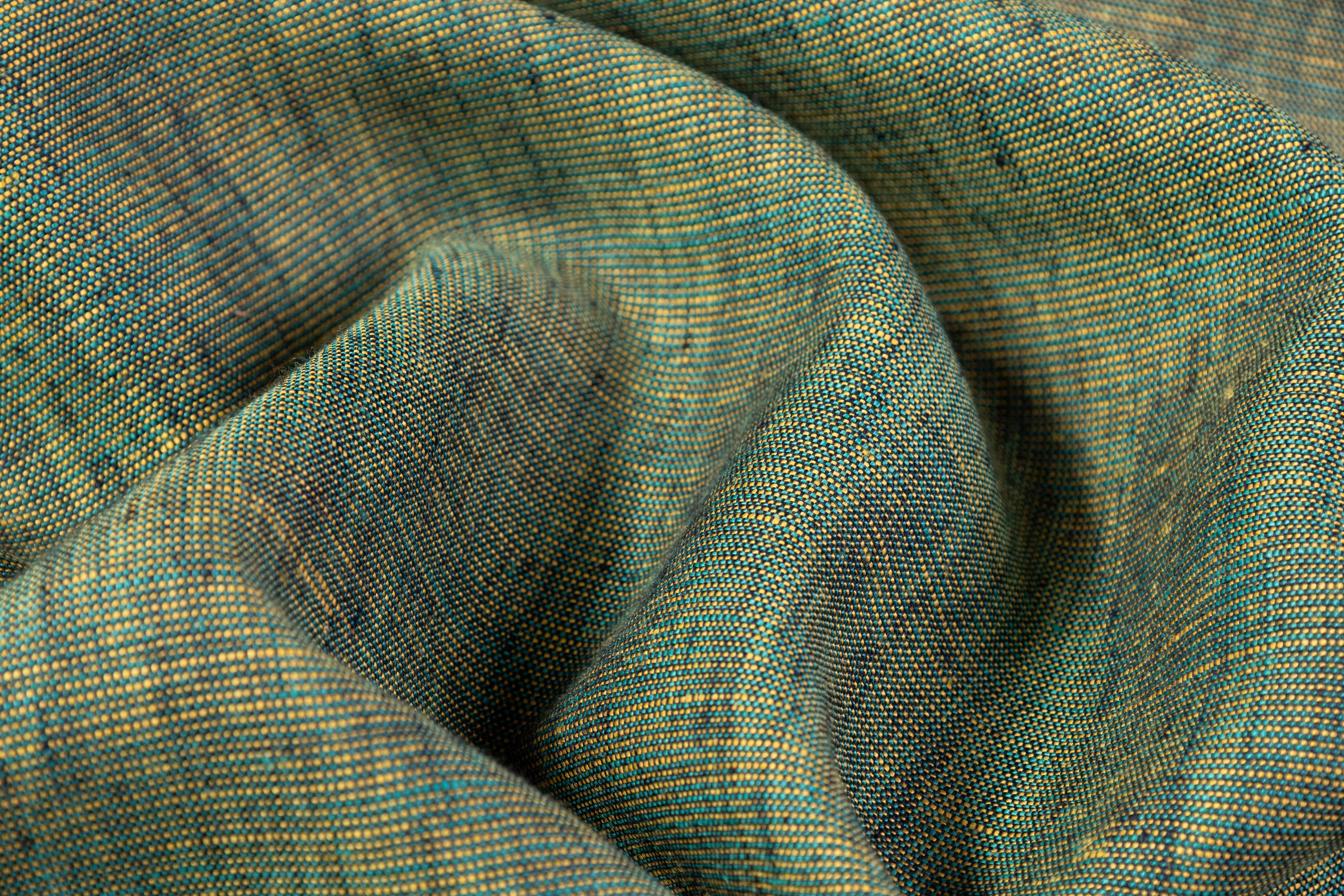 Textured Italian Linen - Green