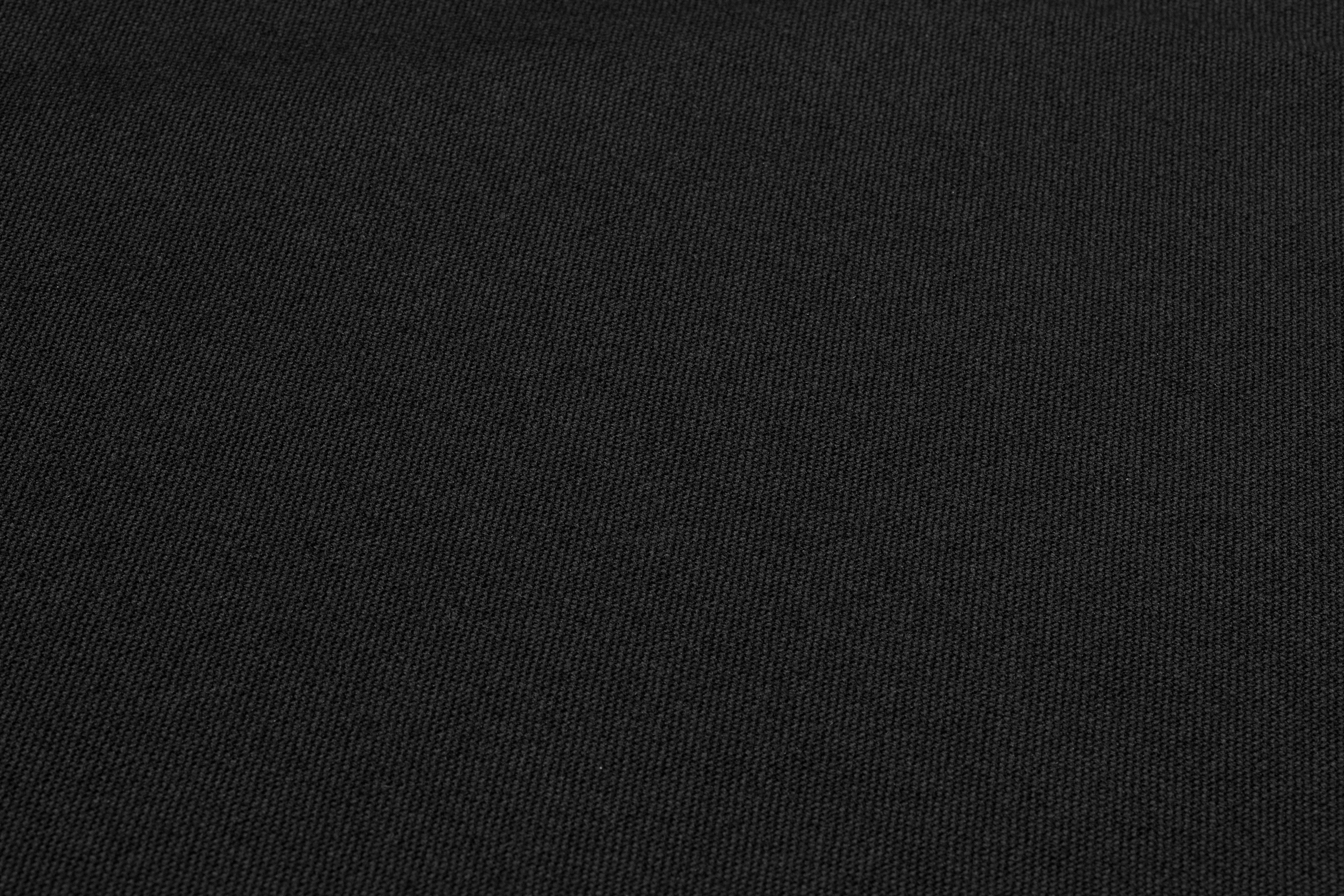 Luxury Worsted and 2 Ply Mohair Wool English Suiting - Black