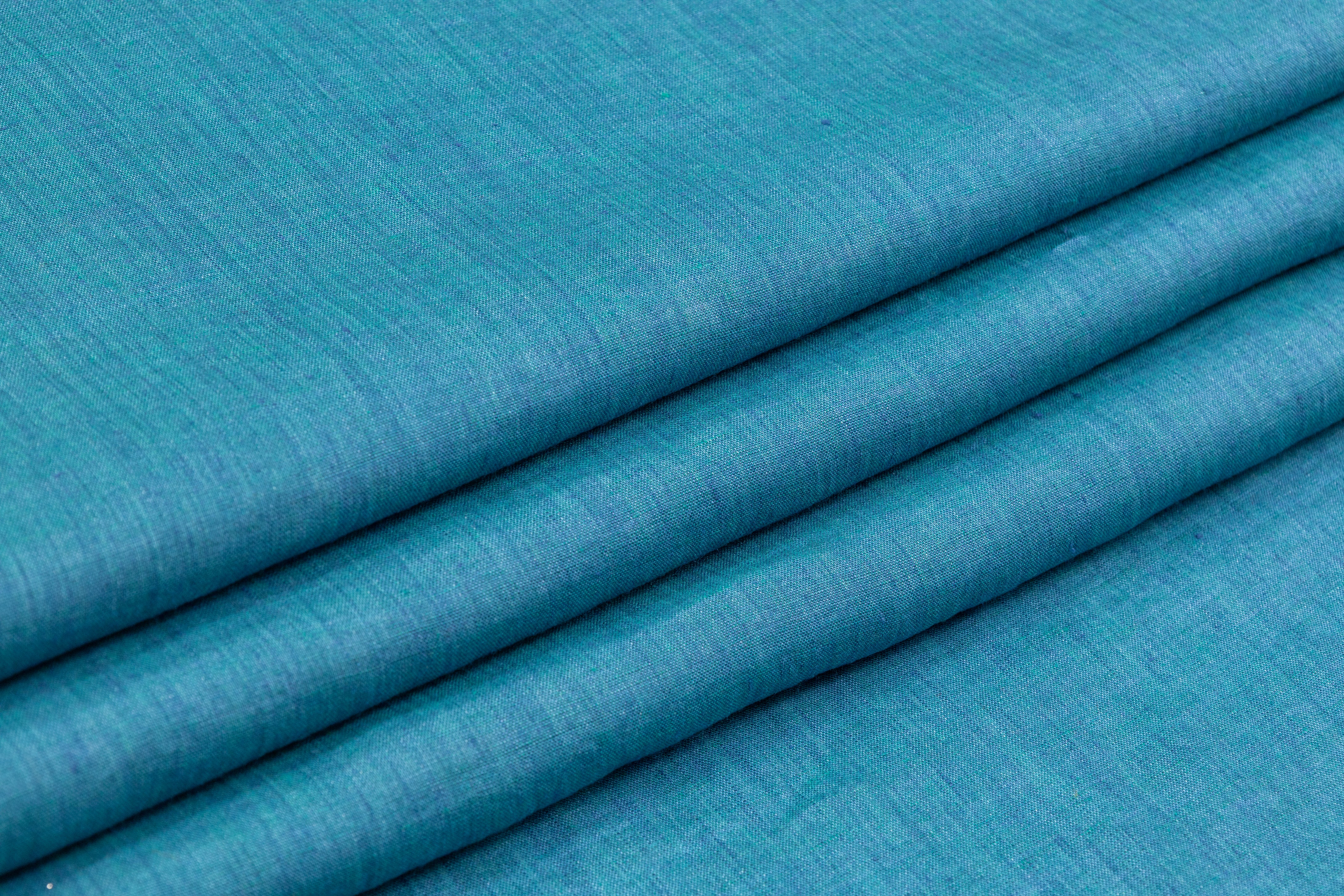 Two Tone Italian Linen - Teal