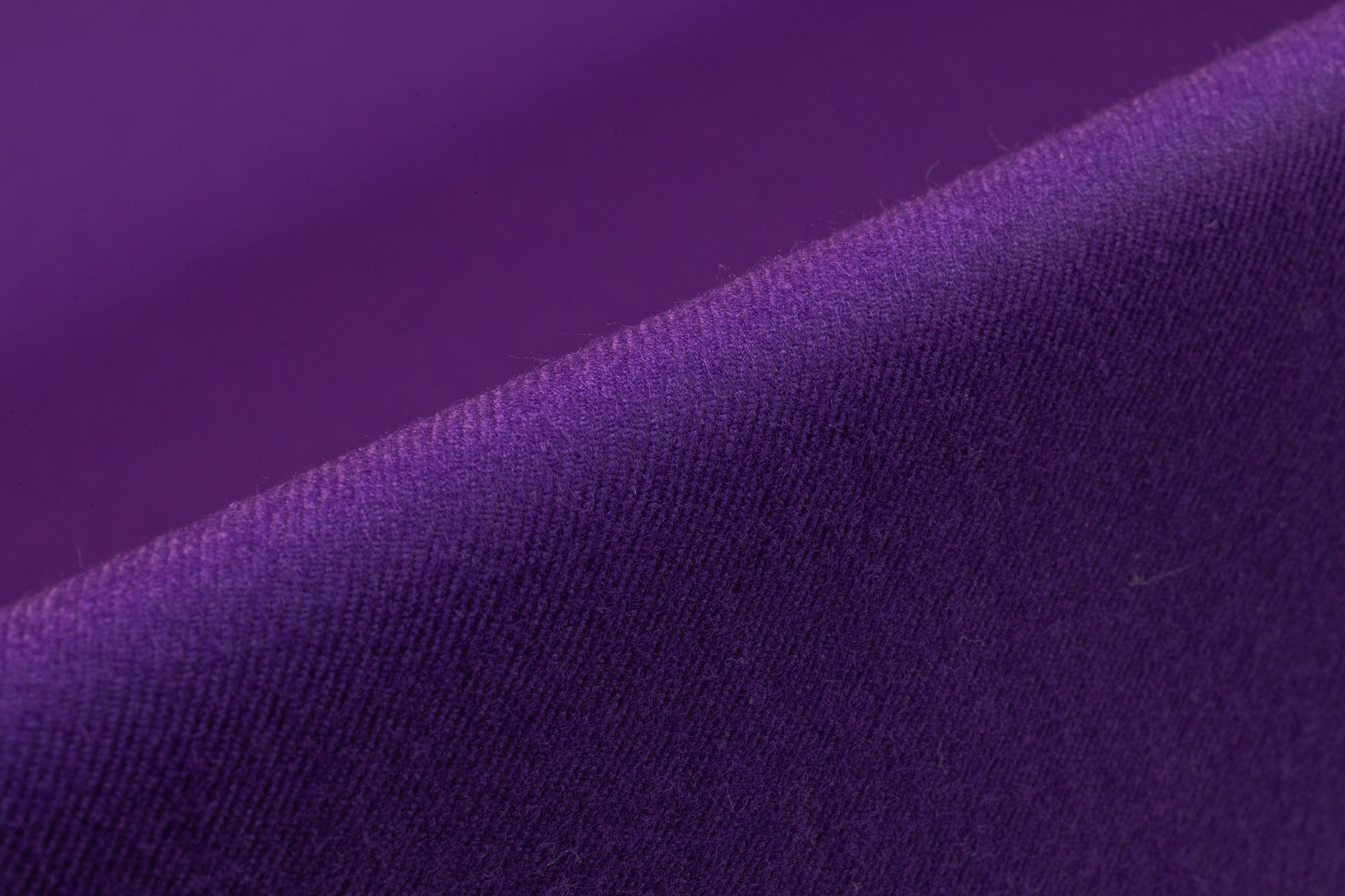 Italian Wool Twill Flannel - Purple