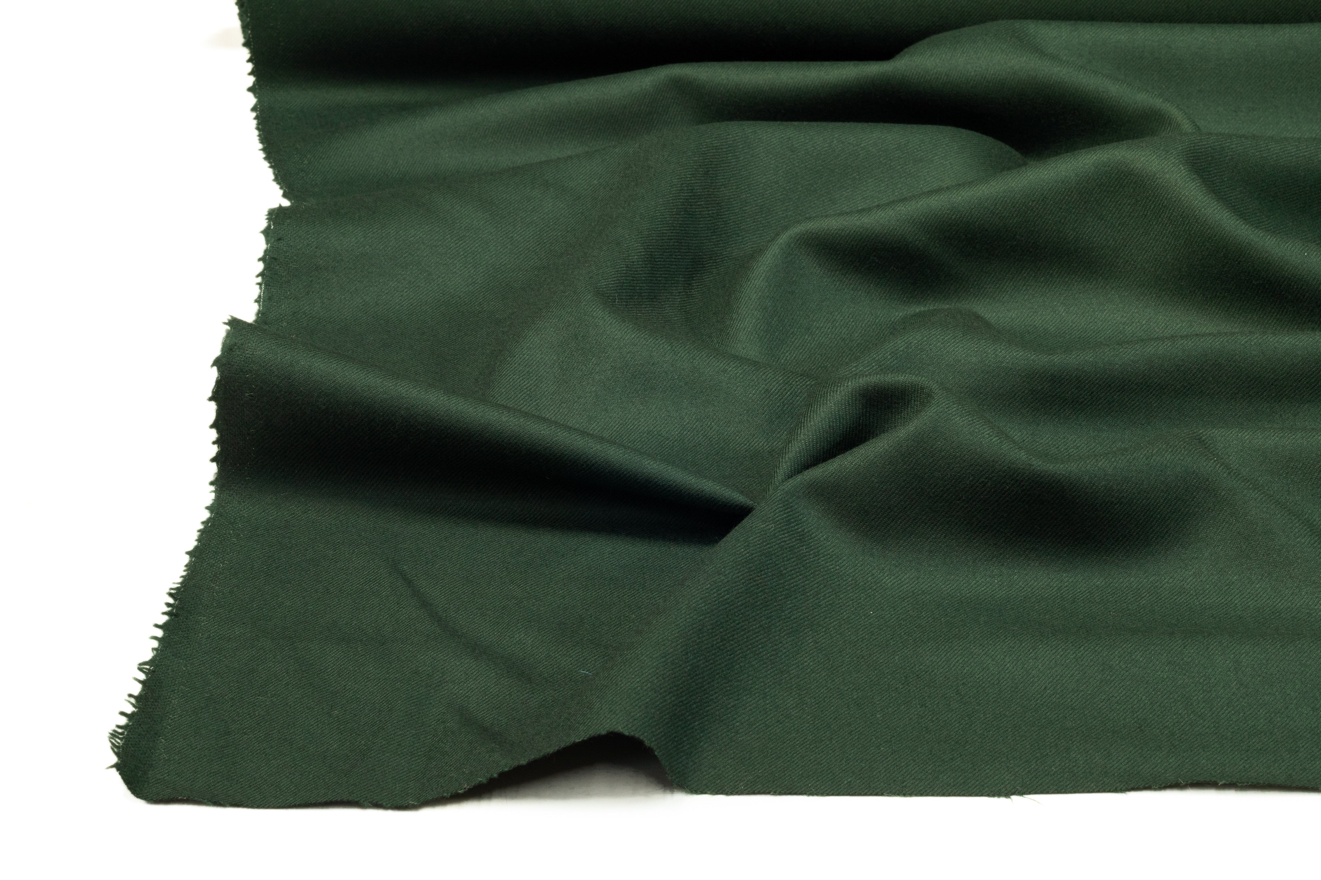 Italian Wool Twill Flannel - Green