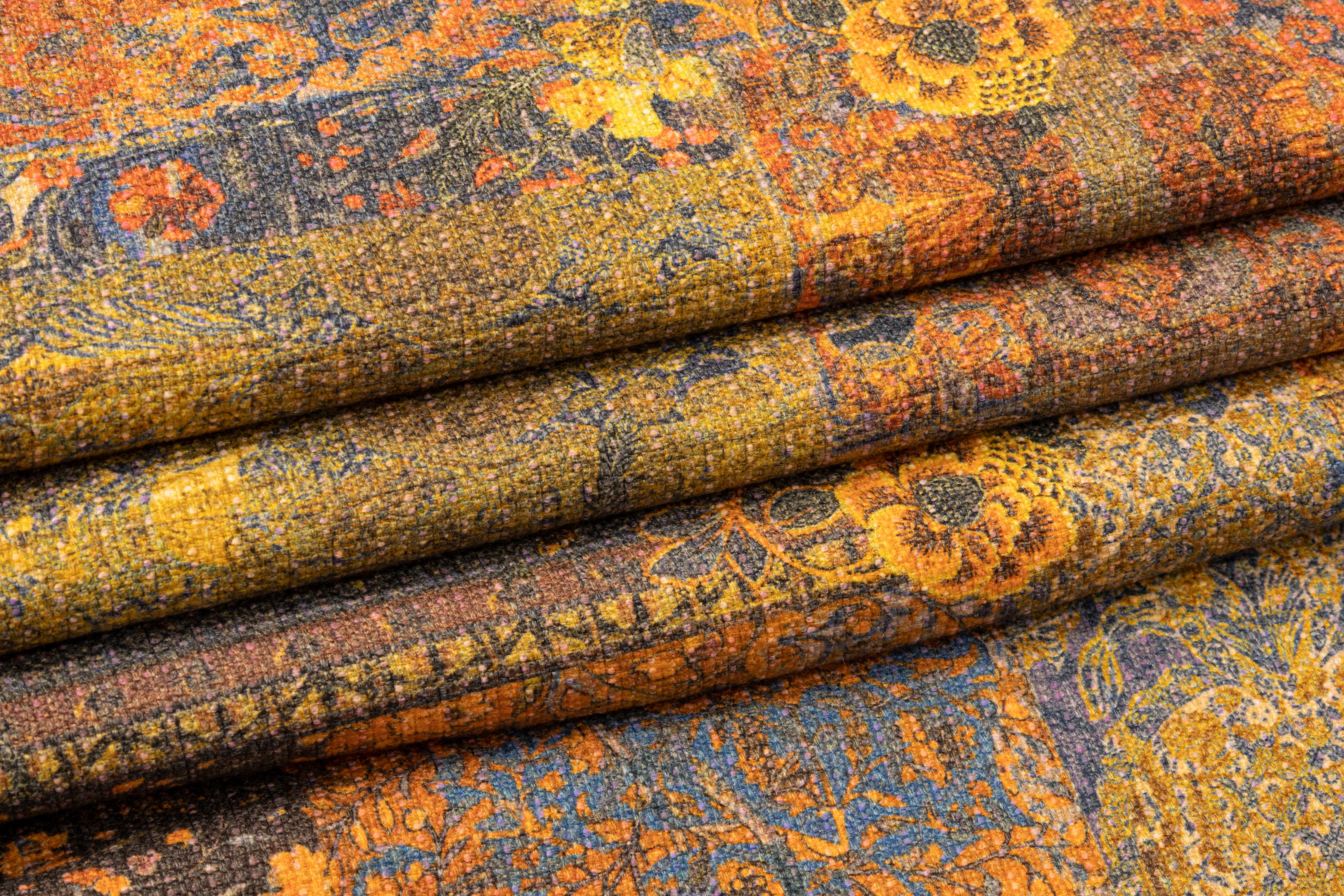 Printed Italian Viscose Tweed - Multicolor