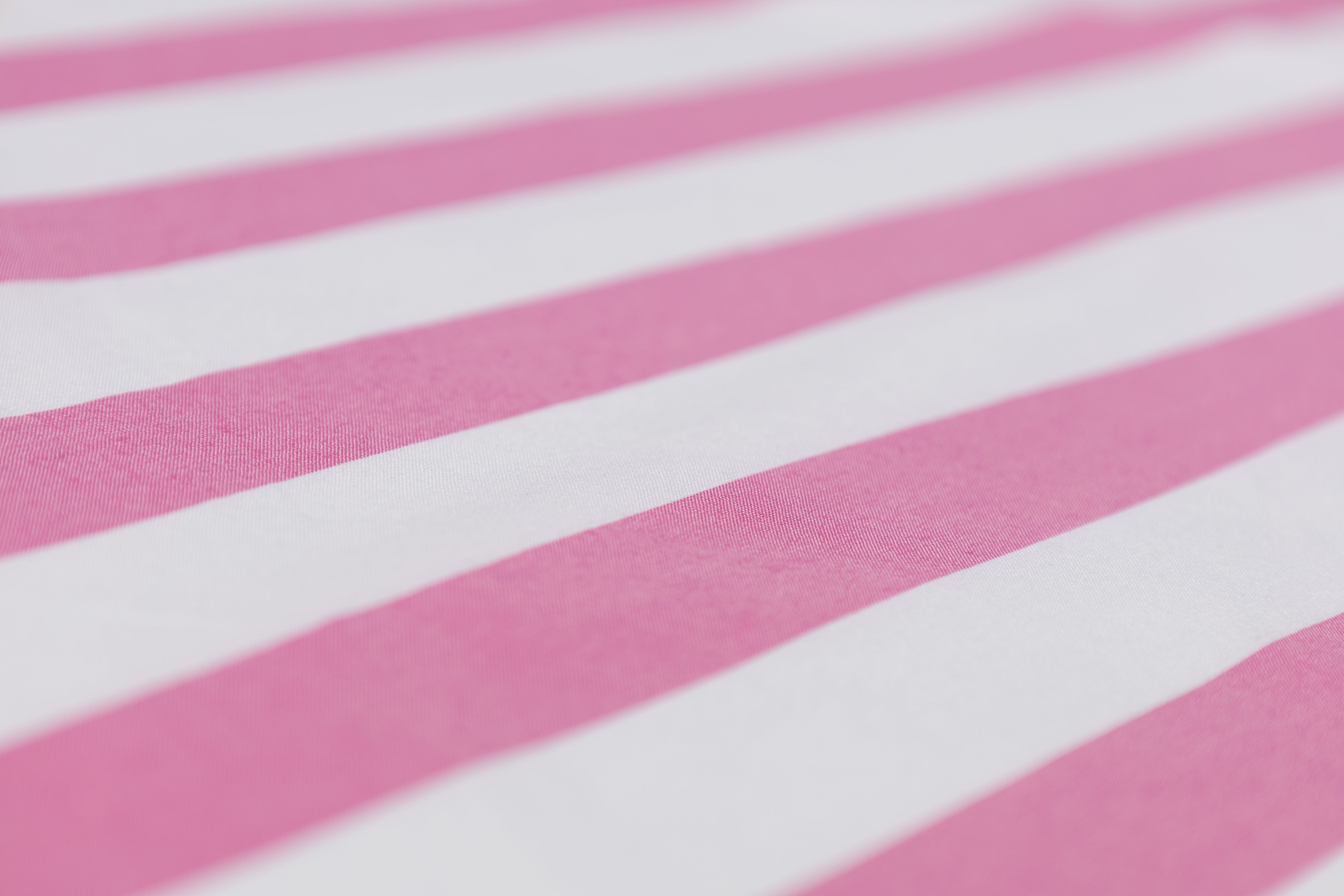 Striped Cotton Shirting - Pink / White