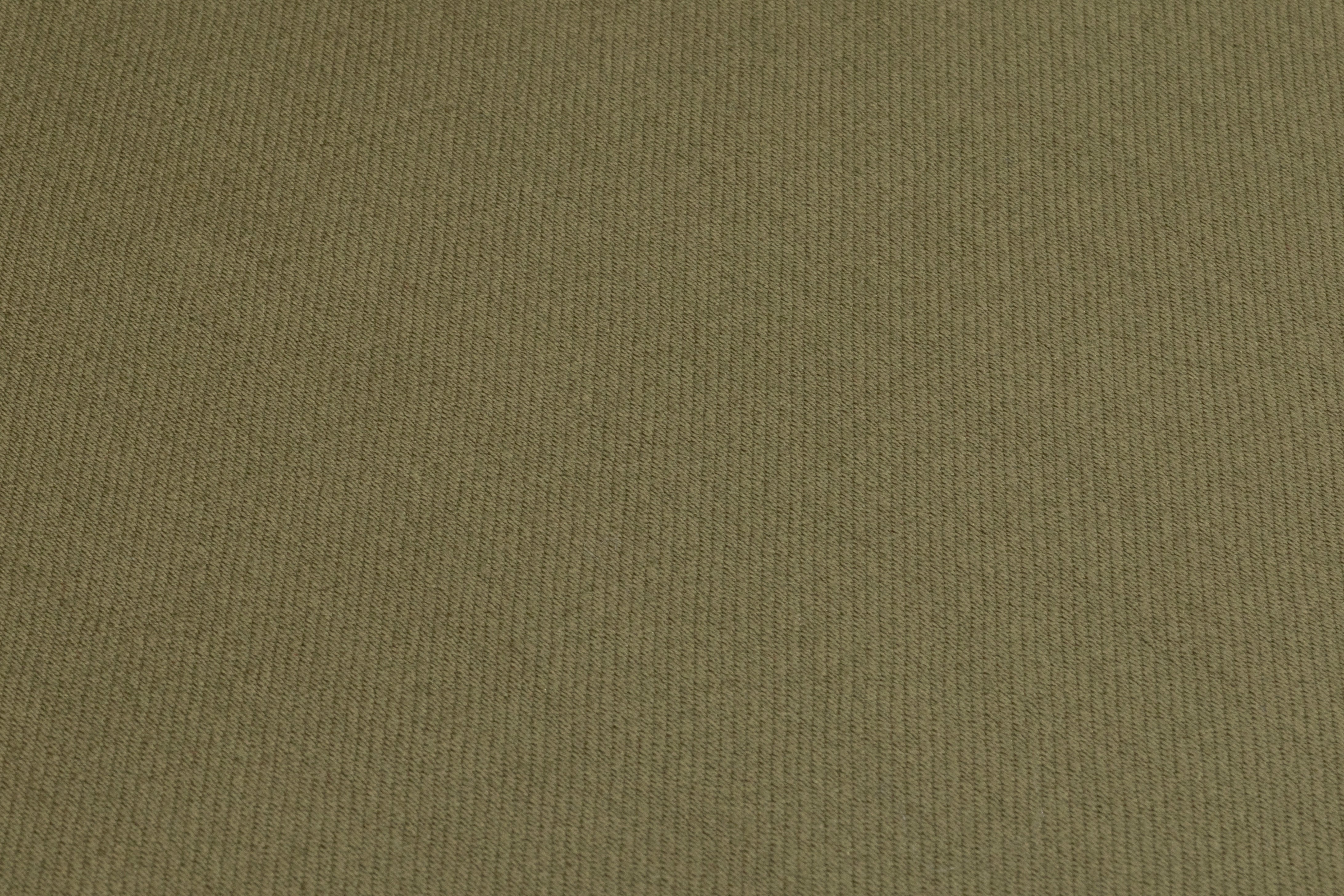 Italian Satin Faille Wool Suiting - Olive Green
