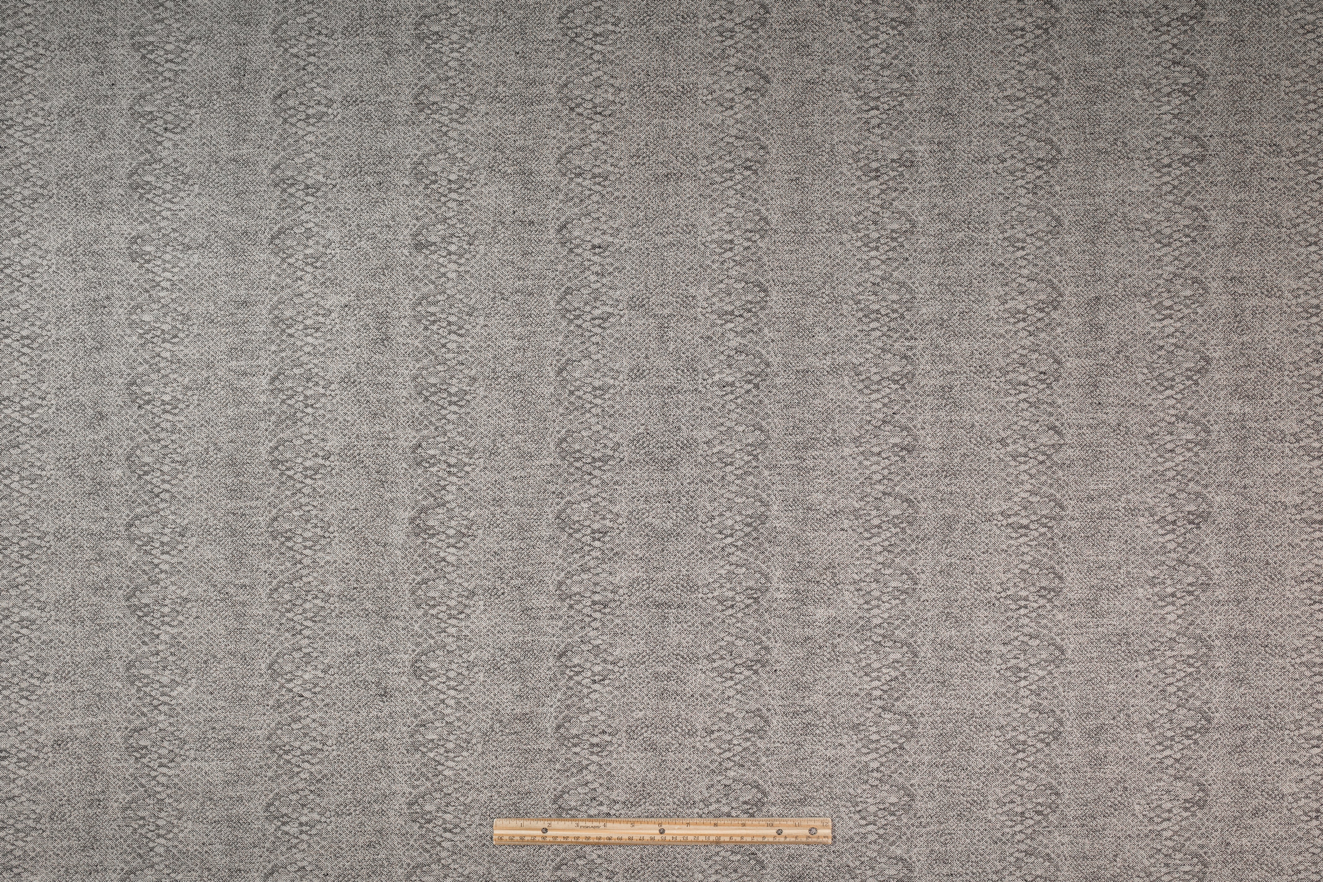 Cotton Viscose Snake Skin Jacquard - Gray