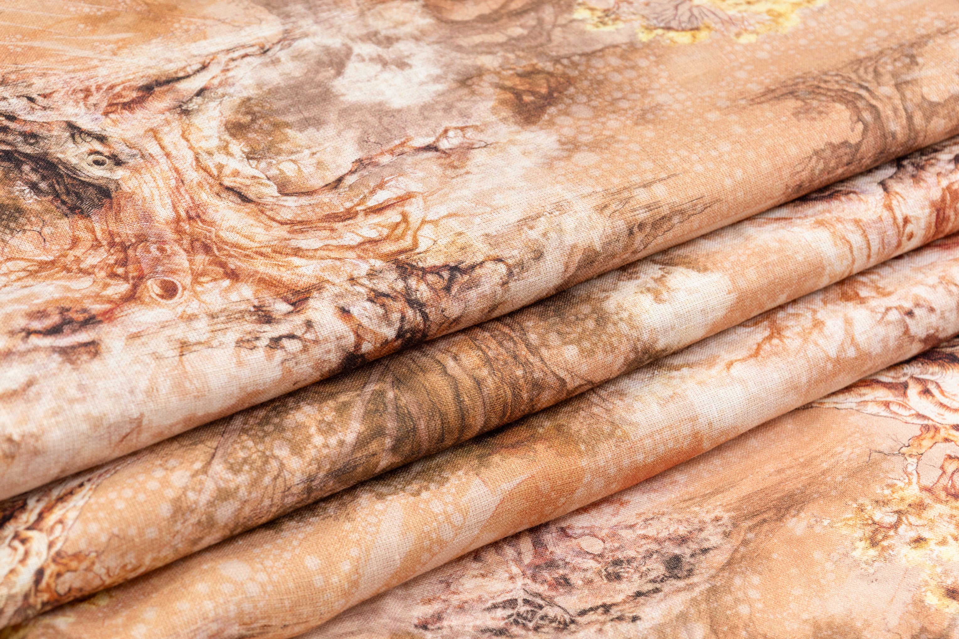 Mystic Forest Linen - Ochre