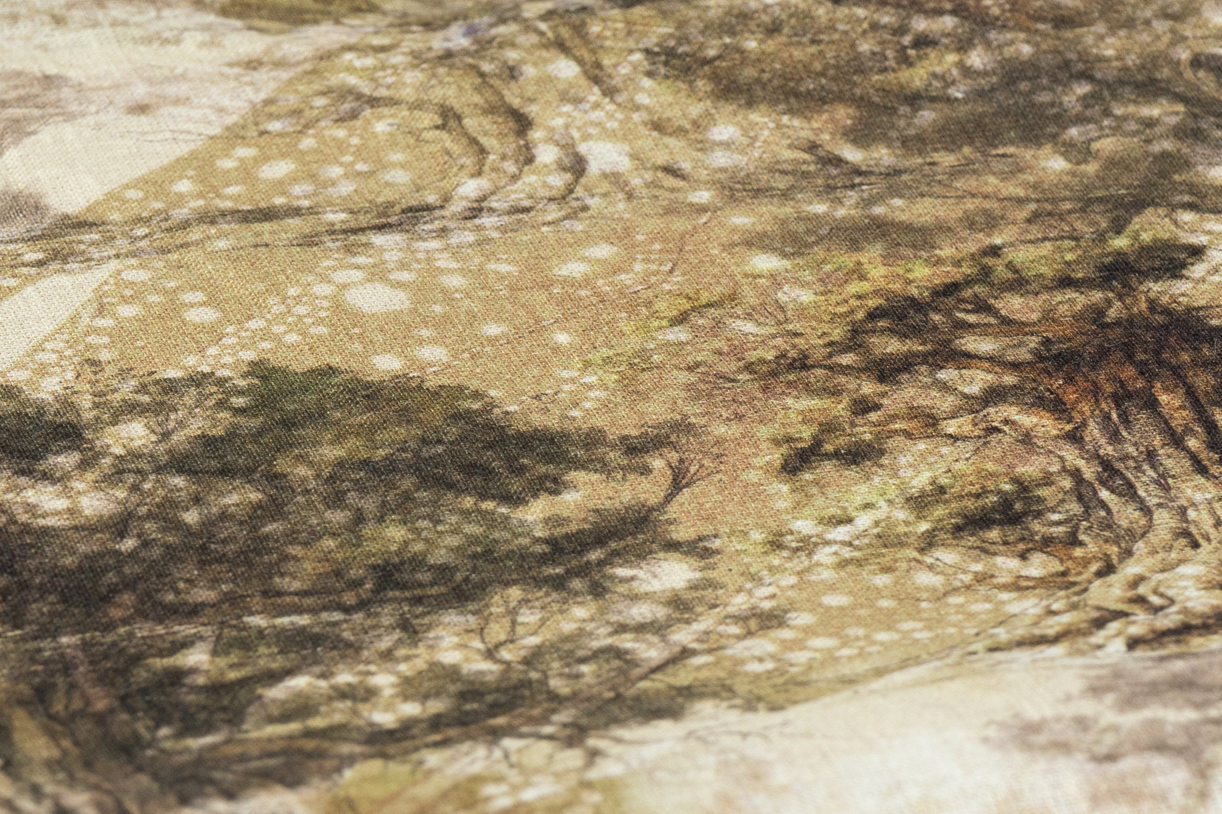 Mystic Forest Linen - Khaki