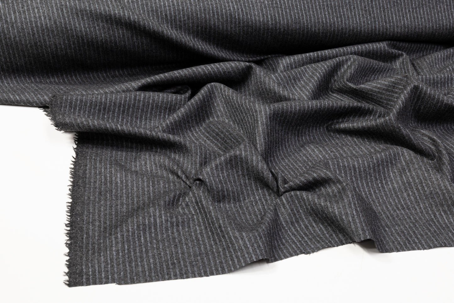 Loro Piana - Striped Italian Wool Suiting - Gray