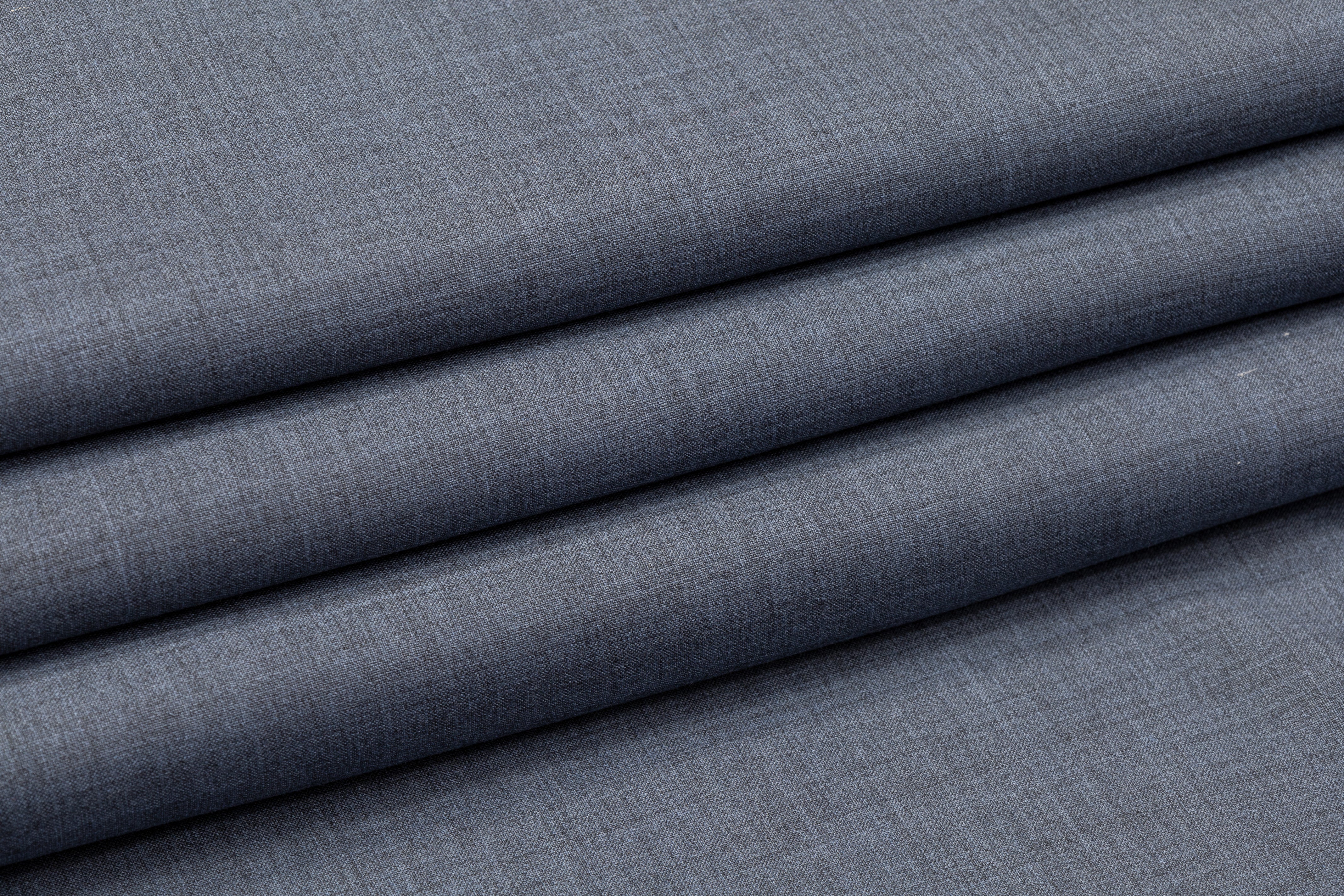Italian Merino Wool Suiting - Gray