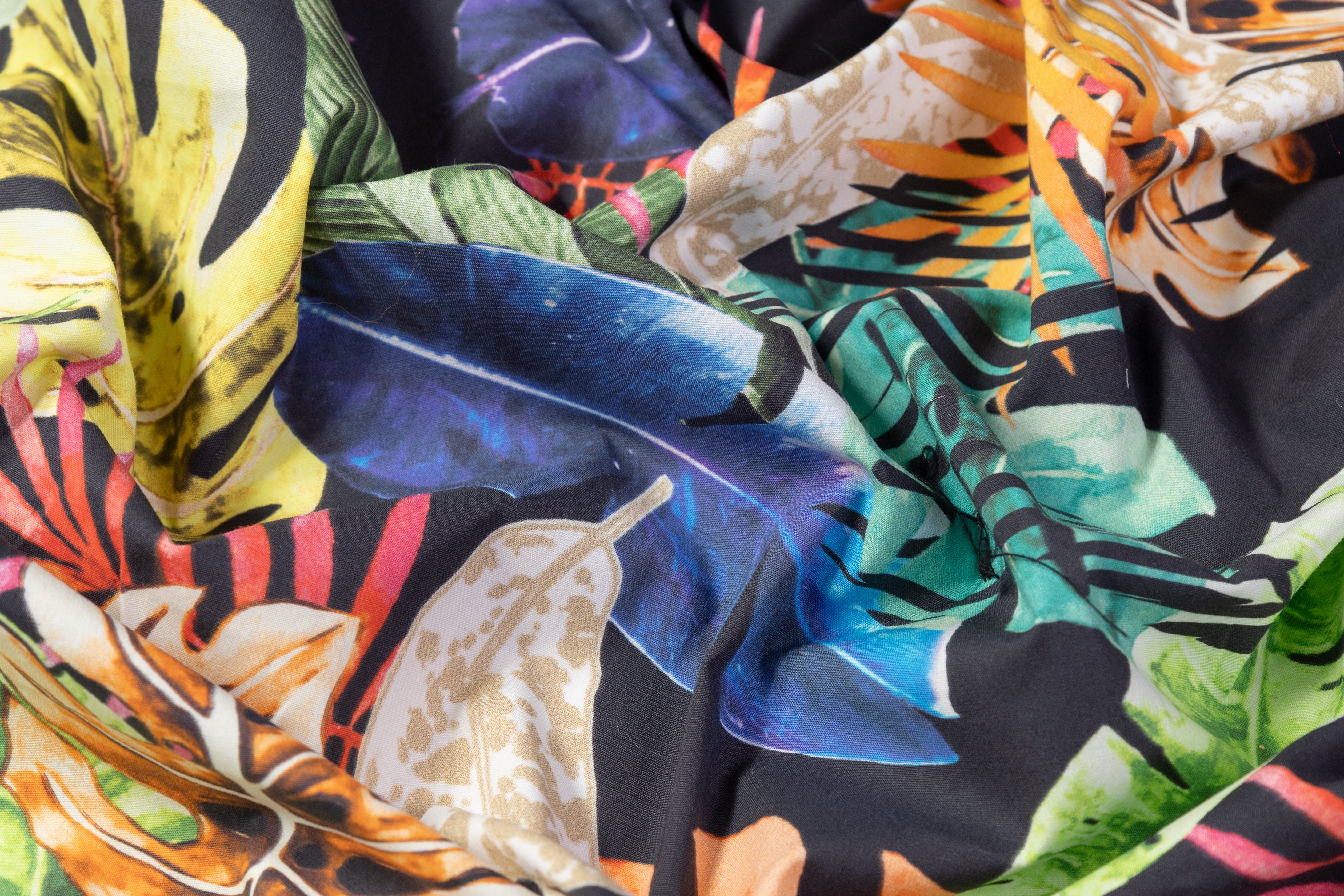 Tropical Italian Cotton Print - Multicolor