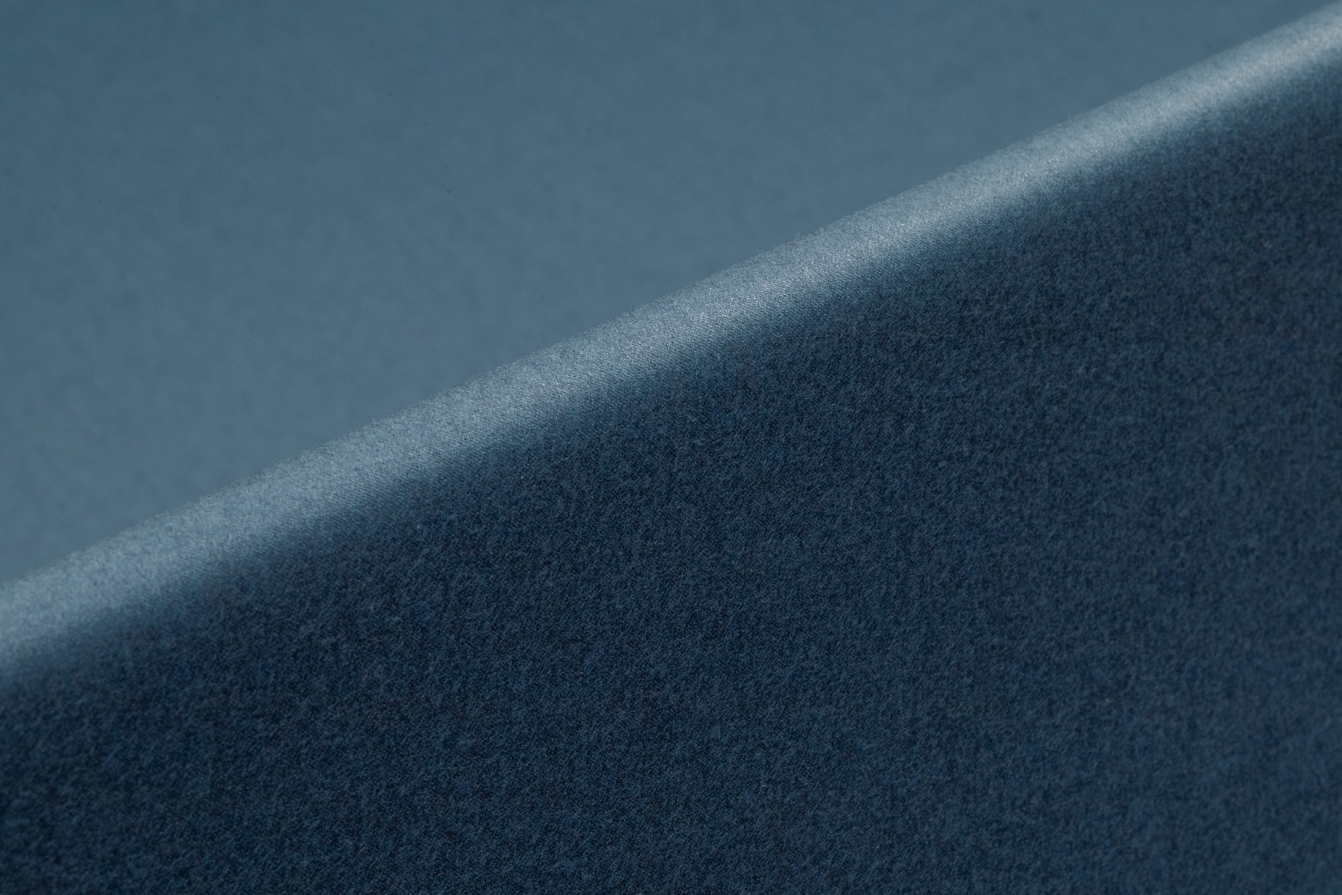 Italian Wool Flannel Suiting - Slate Blue