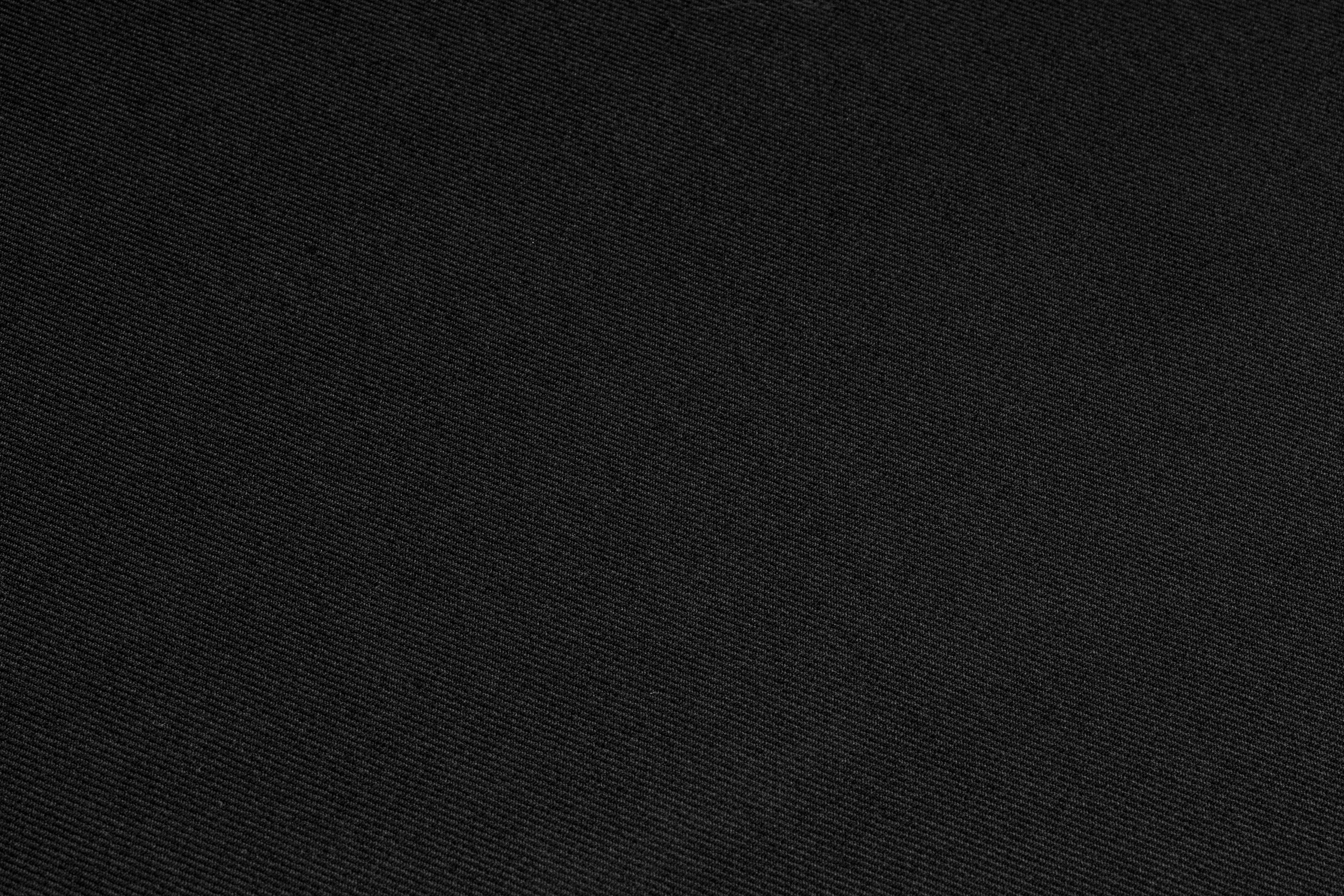 Italian Wool Stretch Gabardine - Black