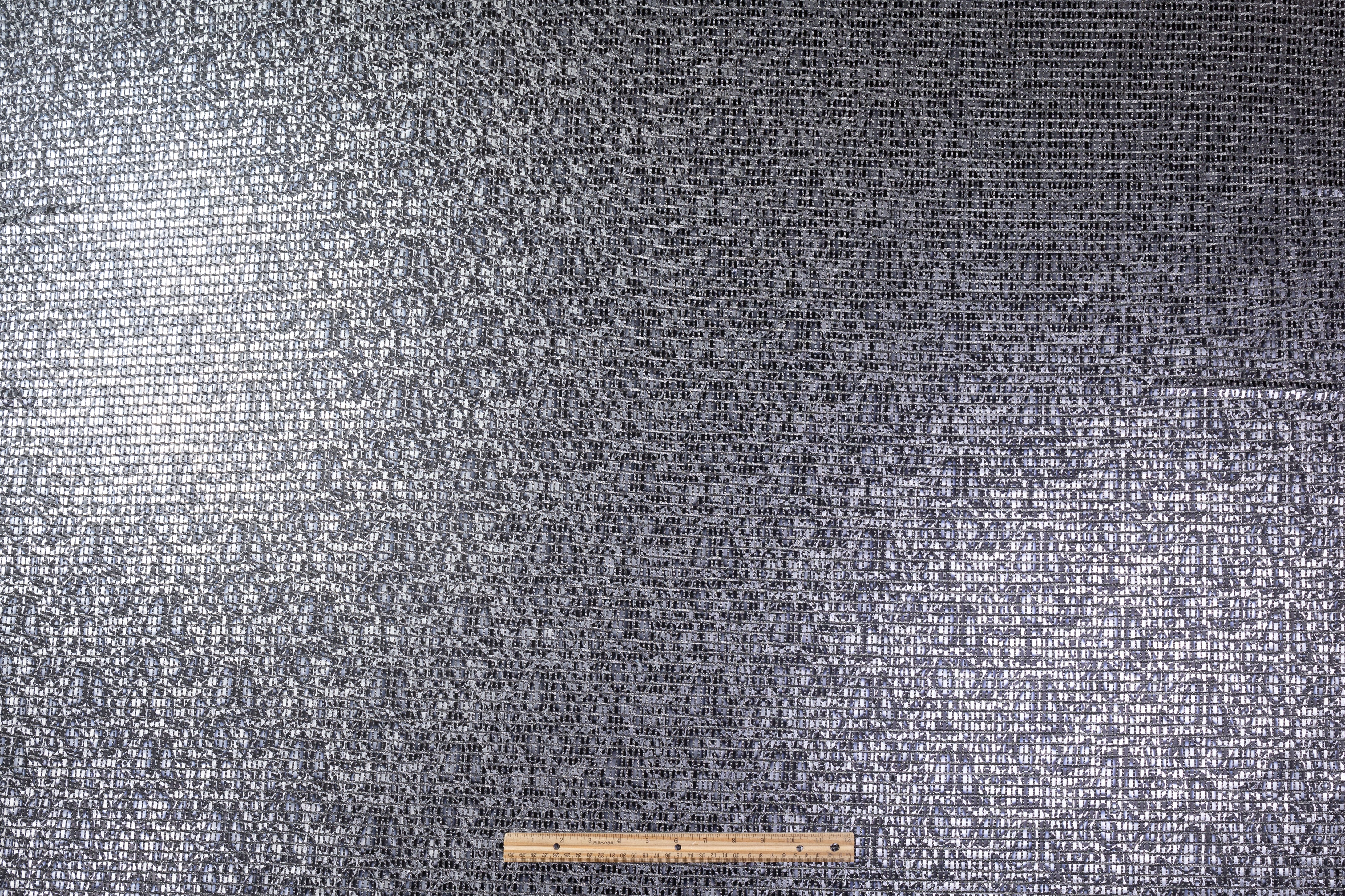 Spangled Metallic Italian Knit - Gray / Silver