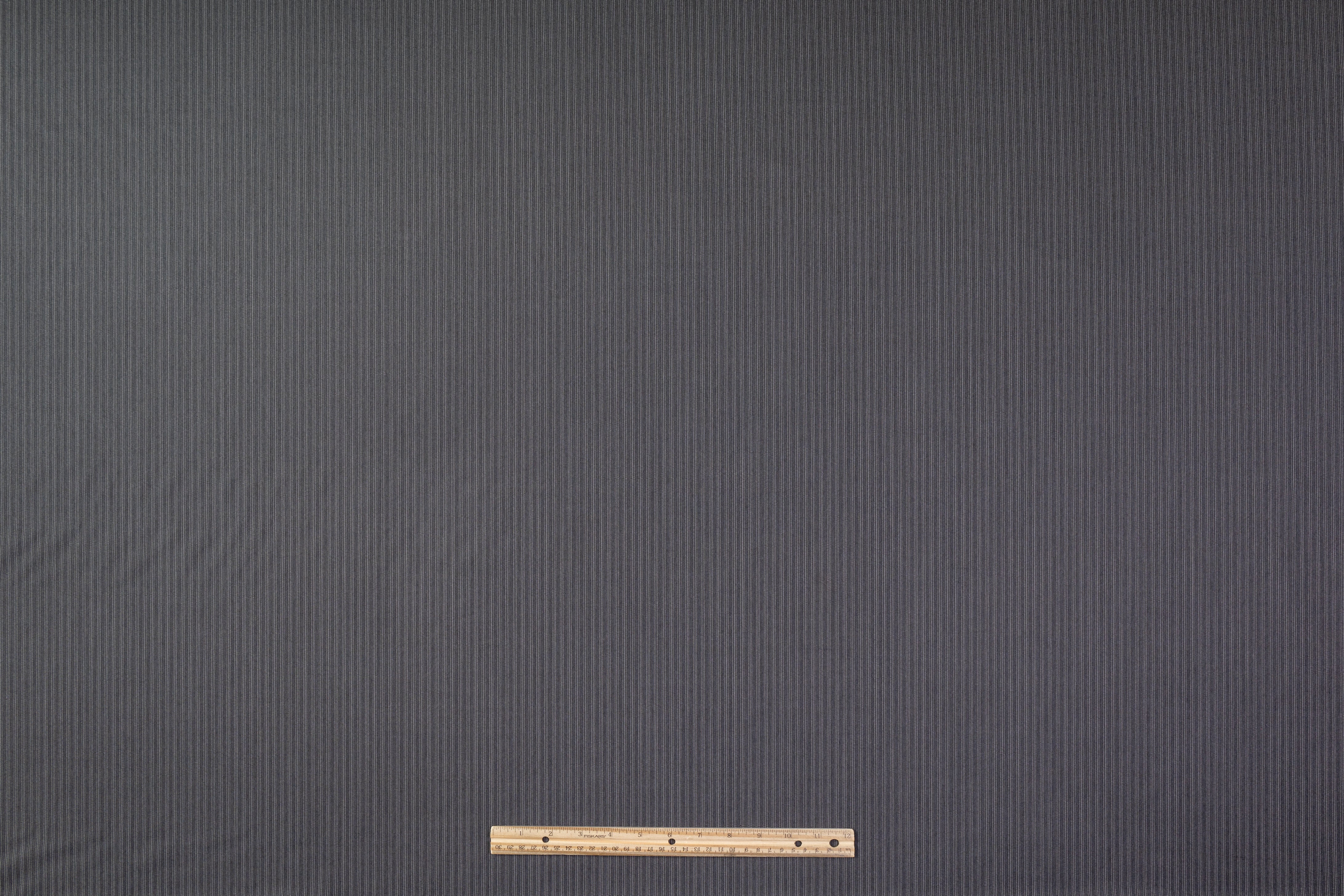 Cerruti - IPARTY Striped Italian Wool Suiting - Gray