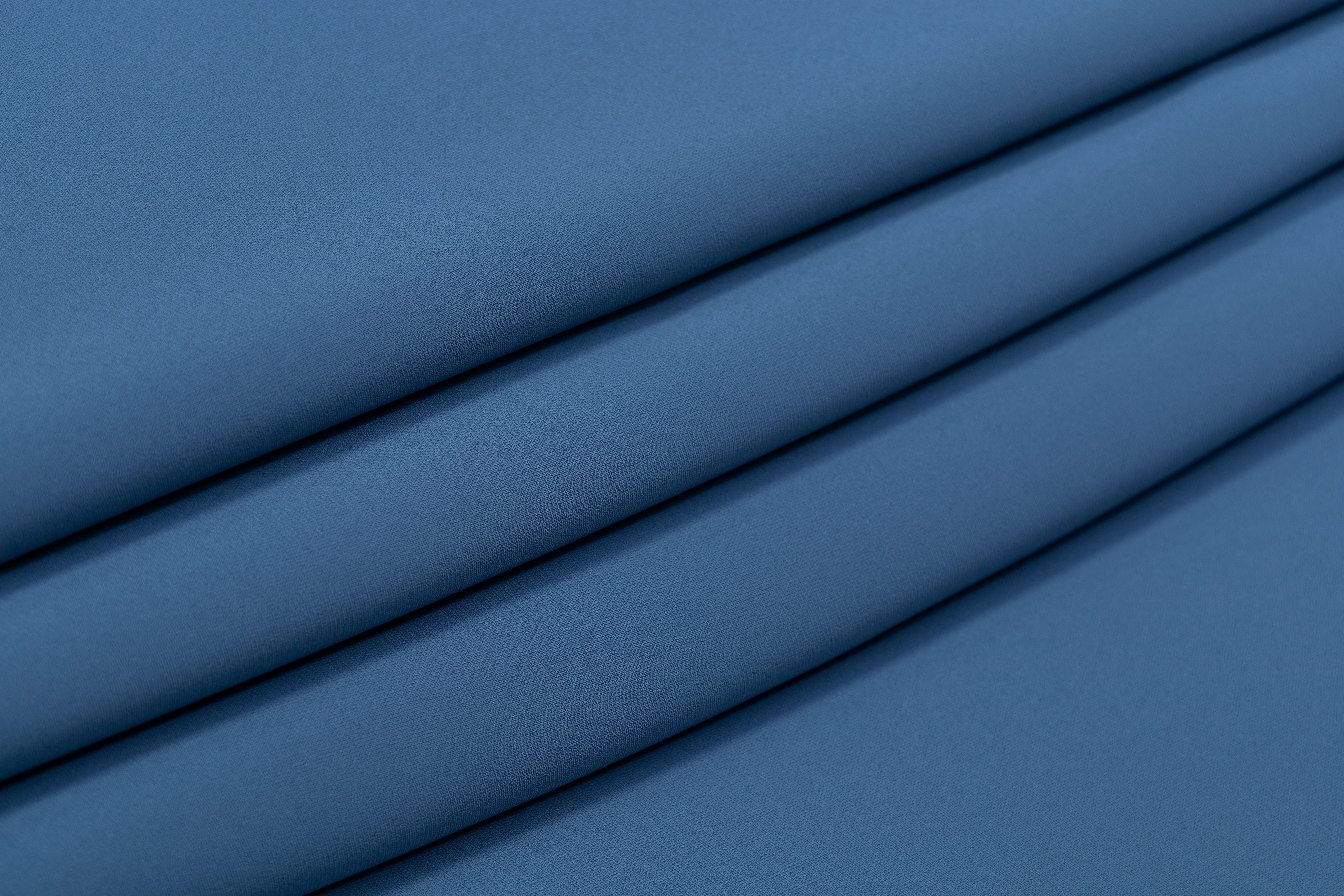 Luxe Italian Crepe - Denim Blue