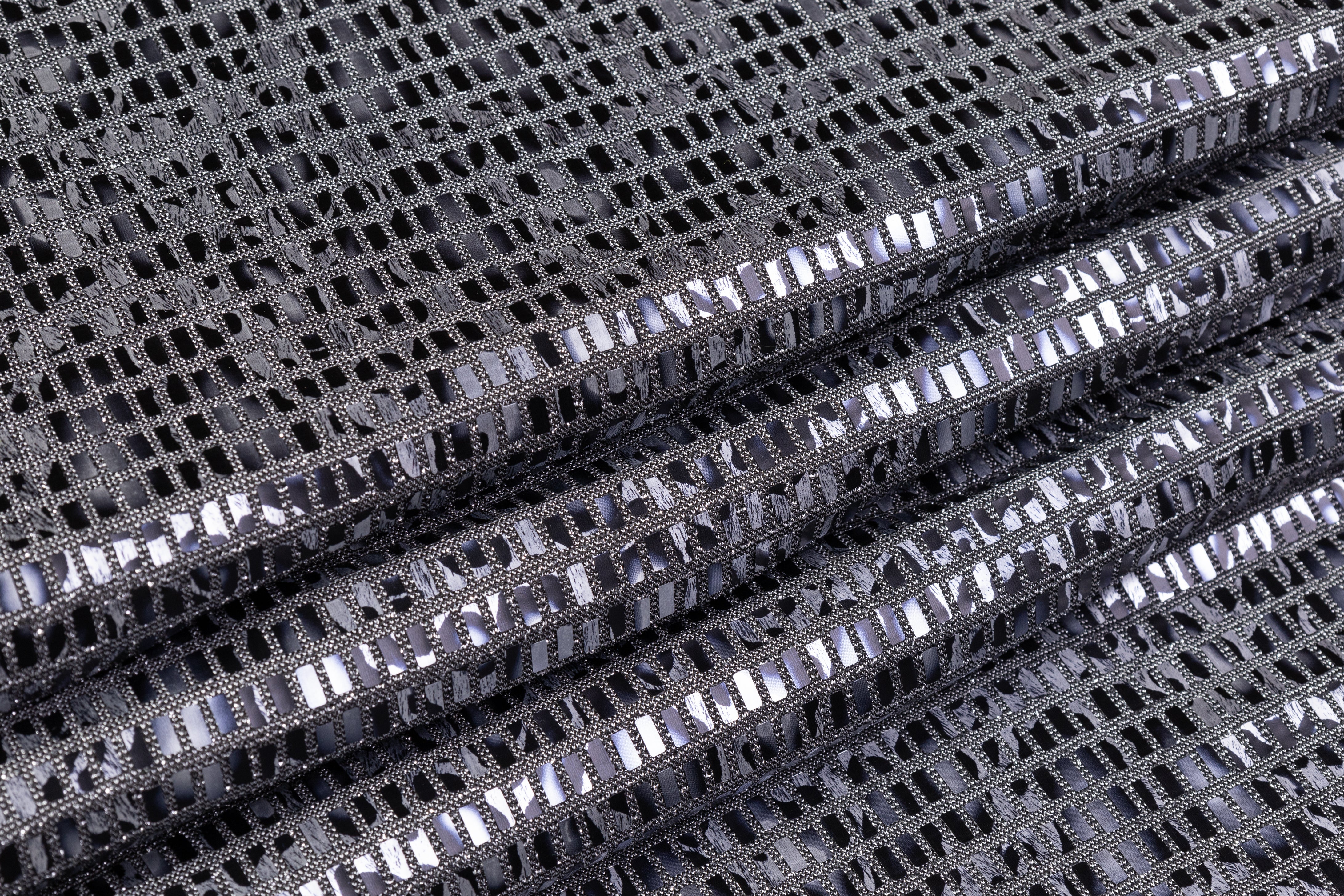 Spangled Metallic Italian Knit - Gray / Silver