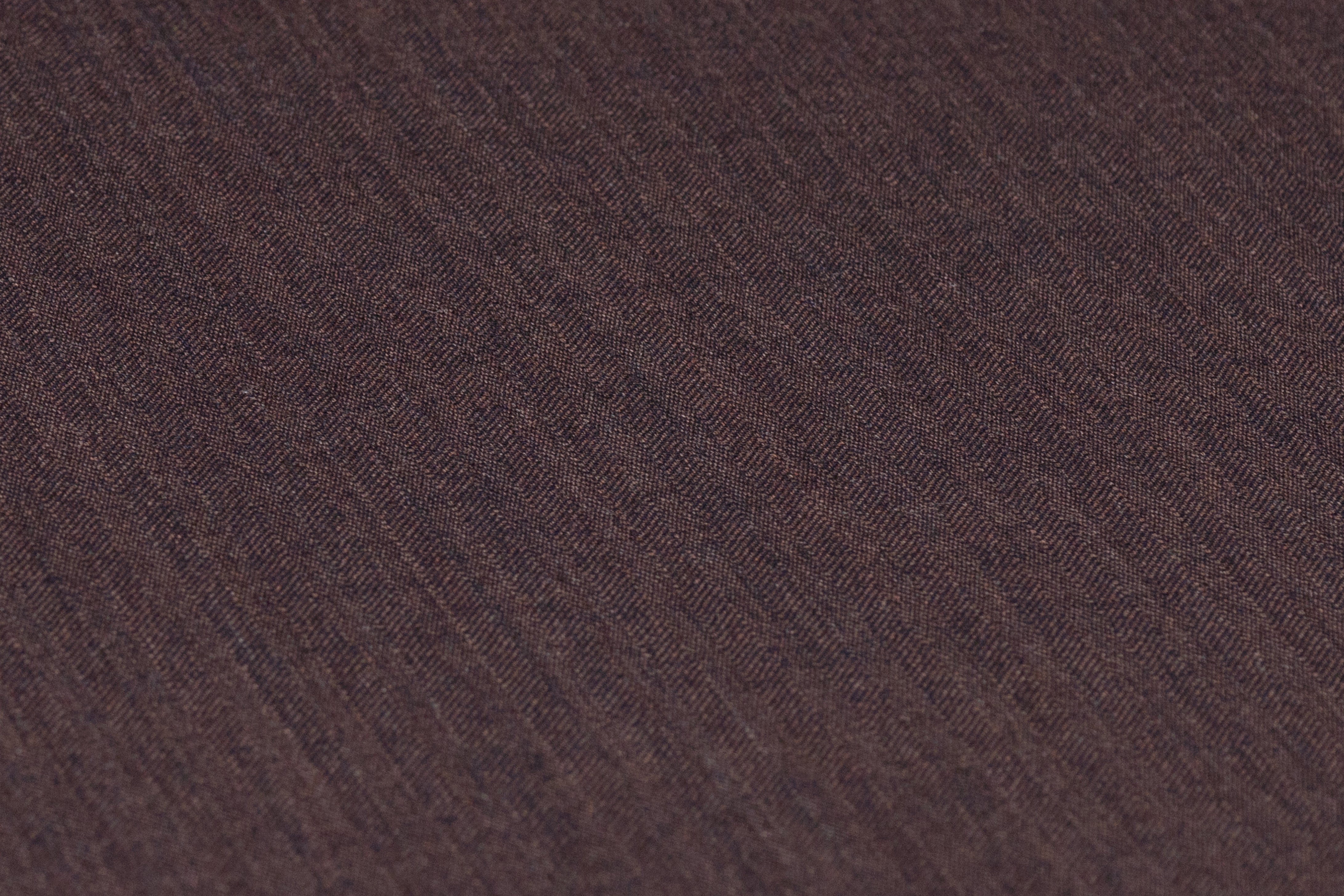 Two-Tone Italian Herringbone Stretch Wool Suiting - Navy / Dark Bronze