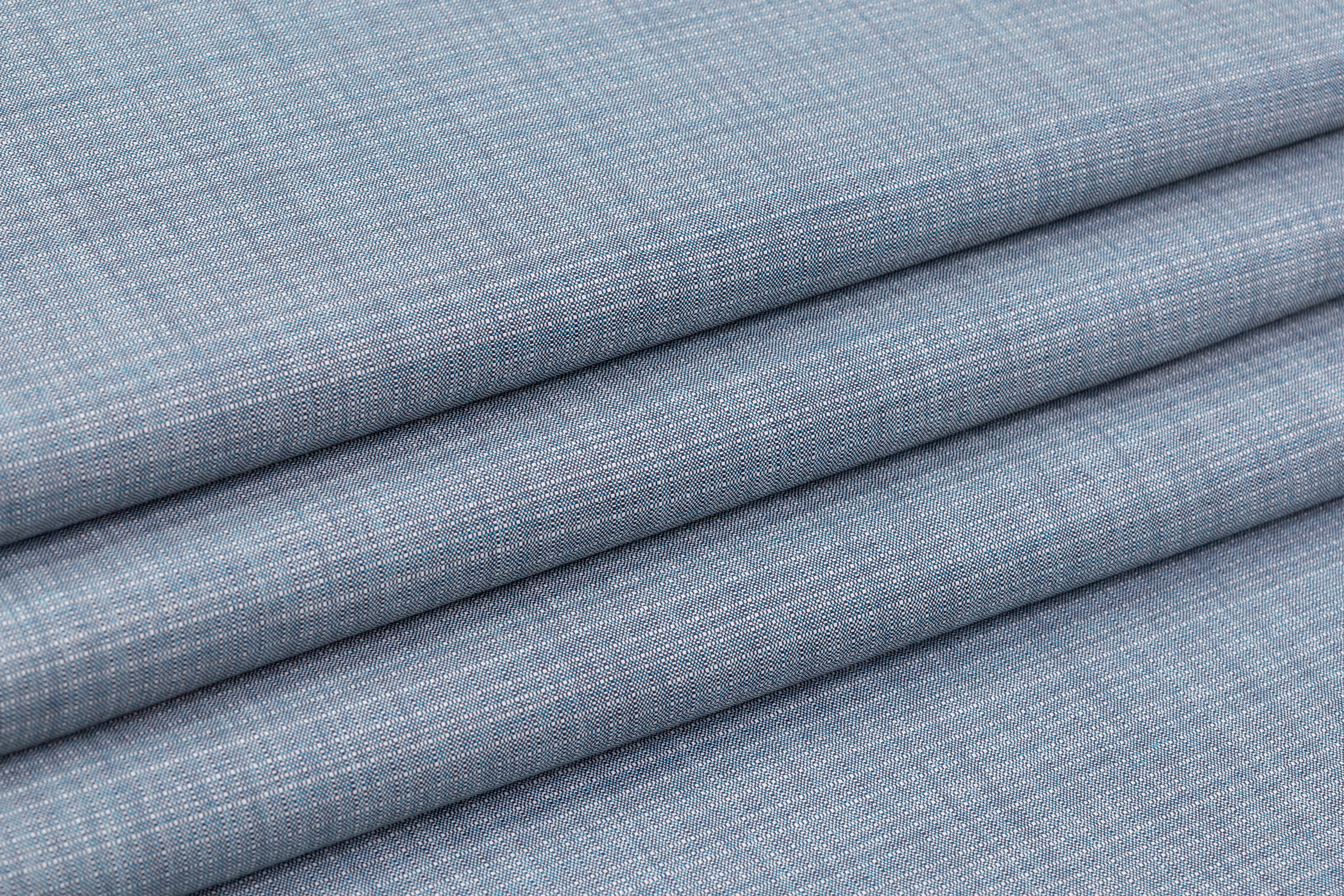 Italian Wool Suiting - Blue