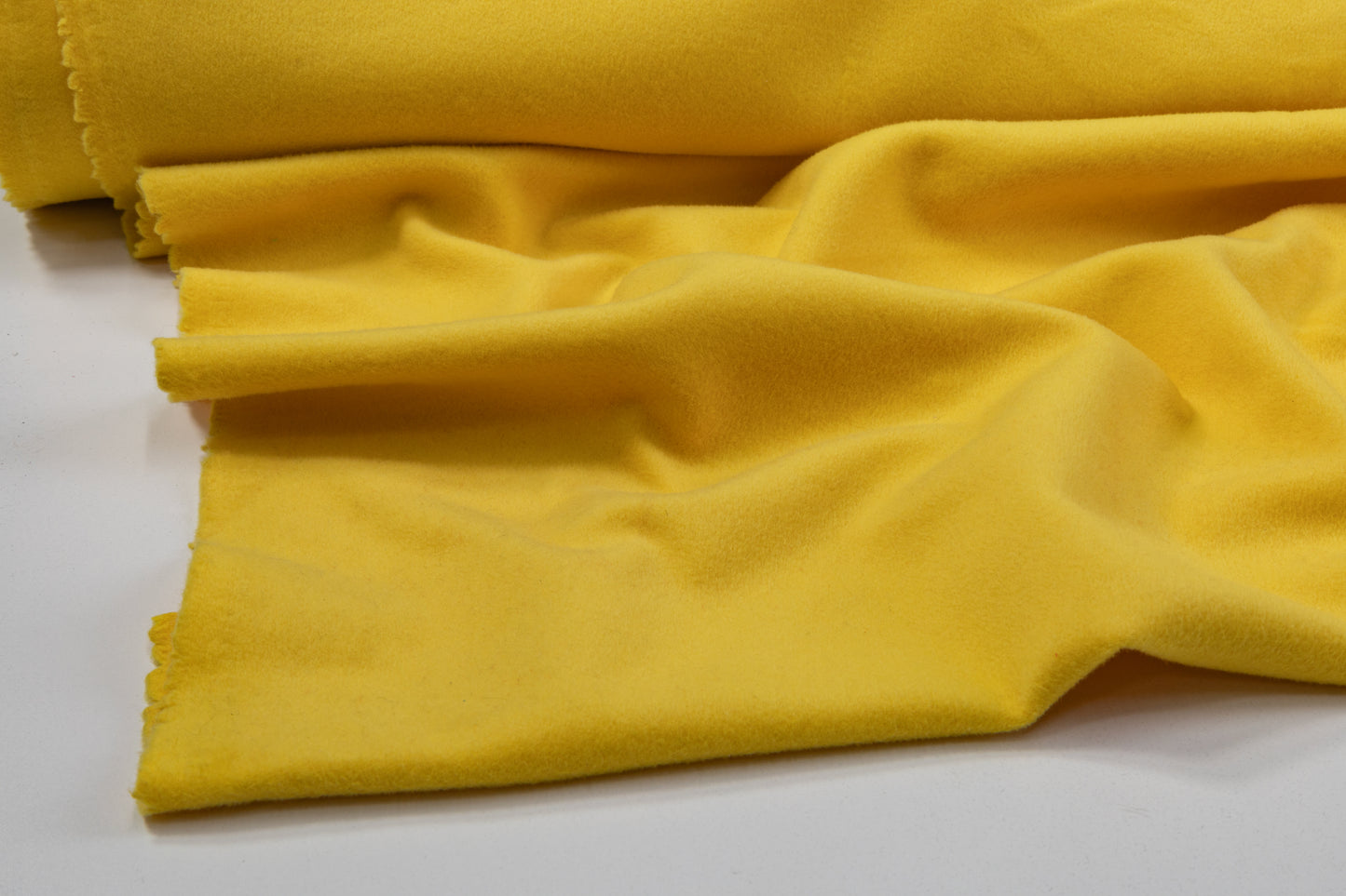 Fused Wool Coating - Yellow