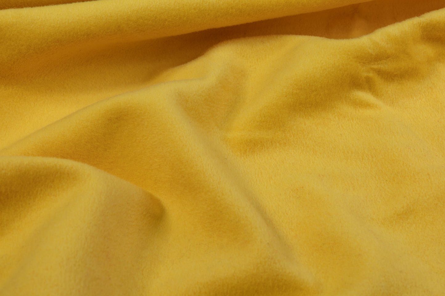 Fused Wool Coating - Yellow