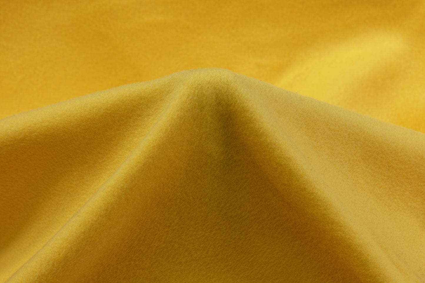 Fused Wool Coating - Yellow