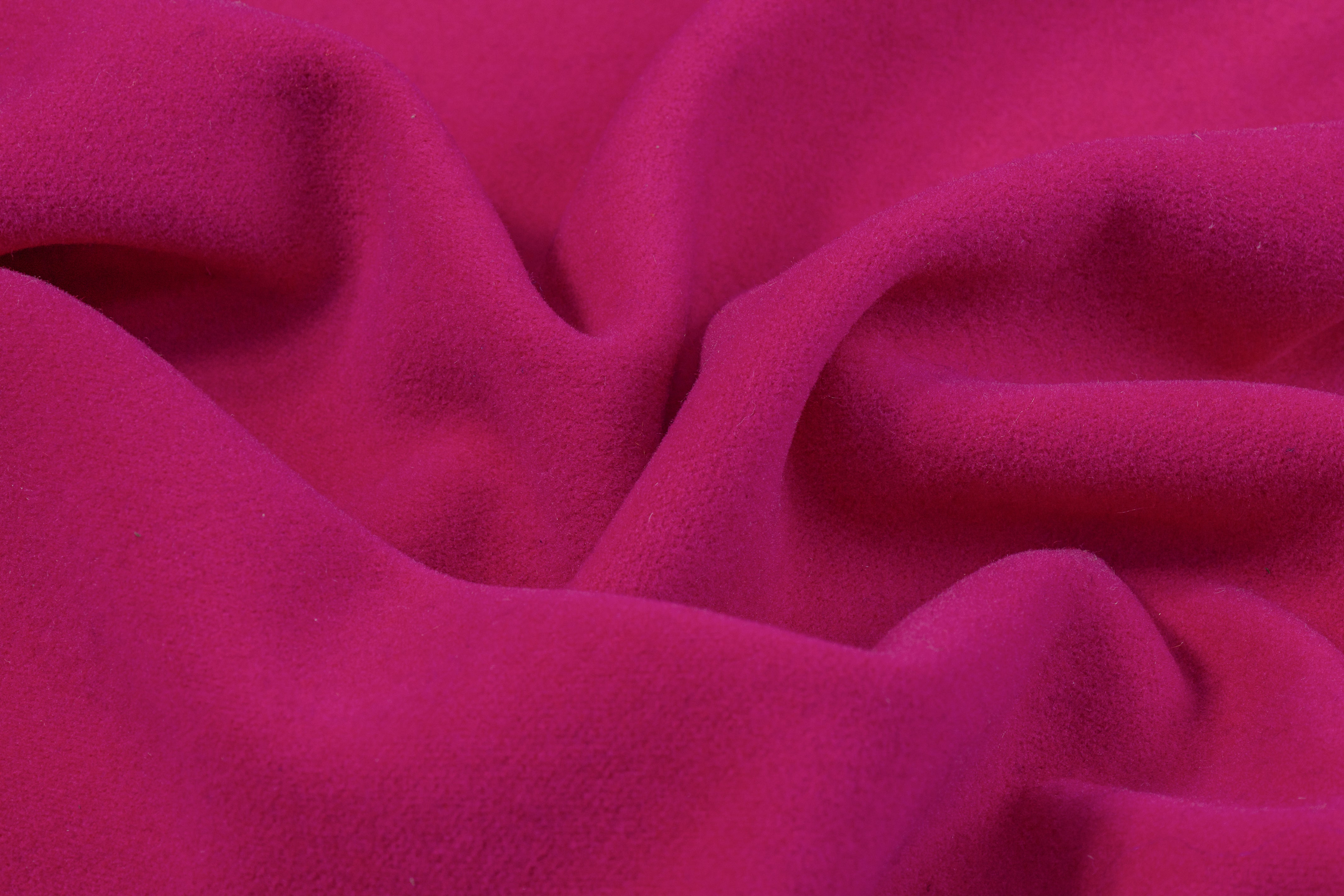 Wool Coating - Magenta