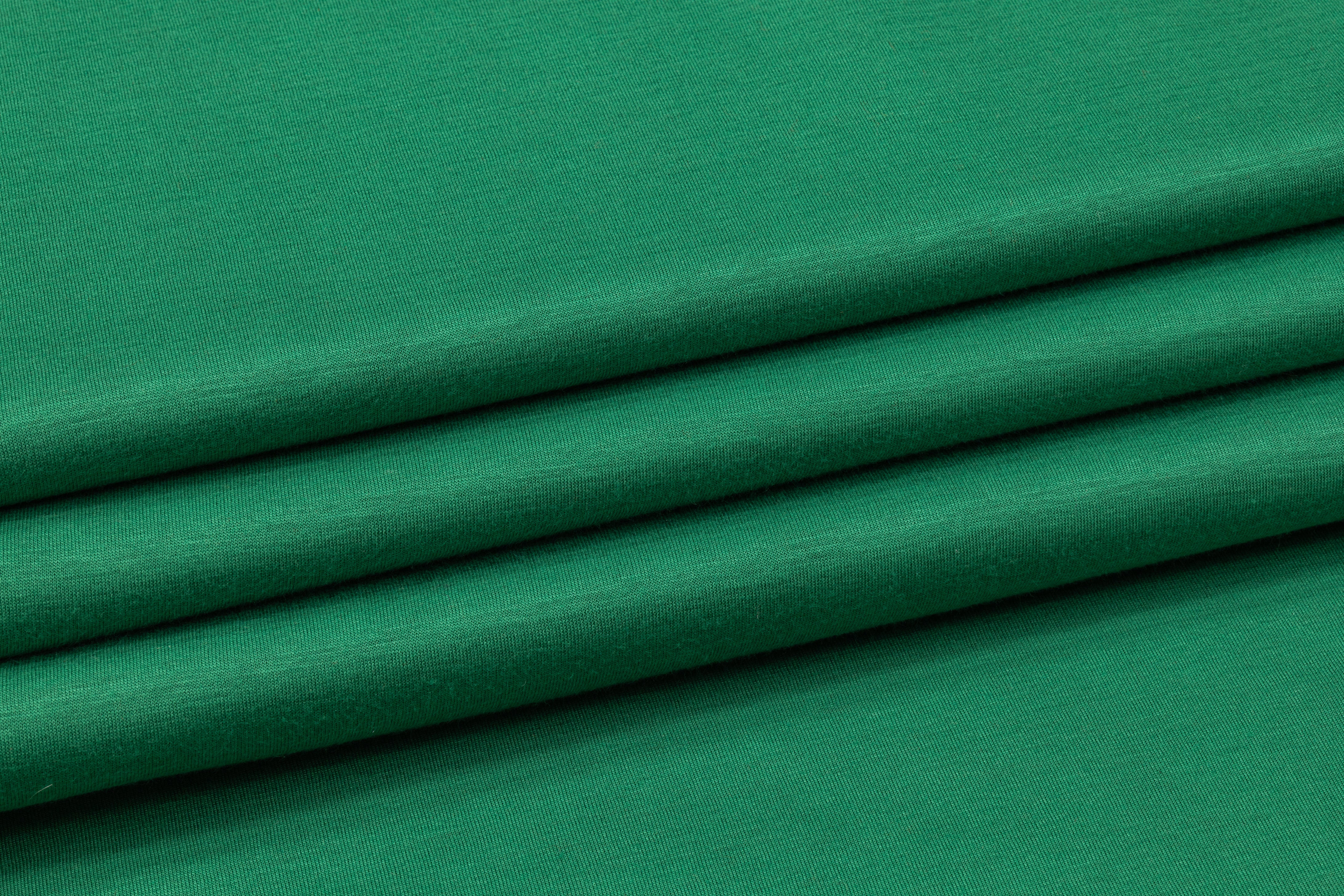 Fused Viscose Poly Wool - Green / Charcoal Gray