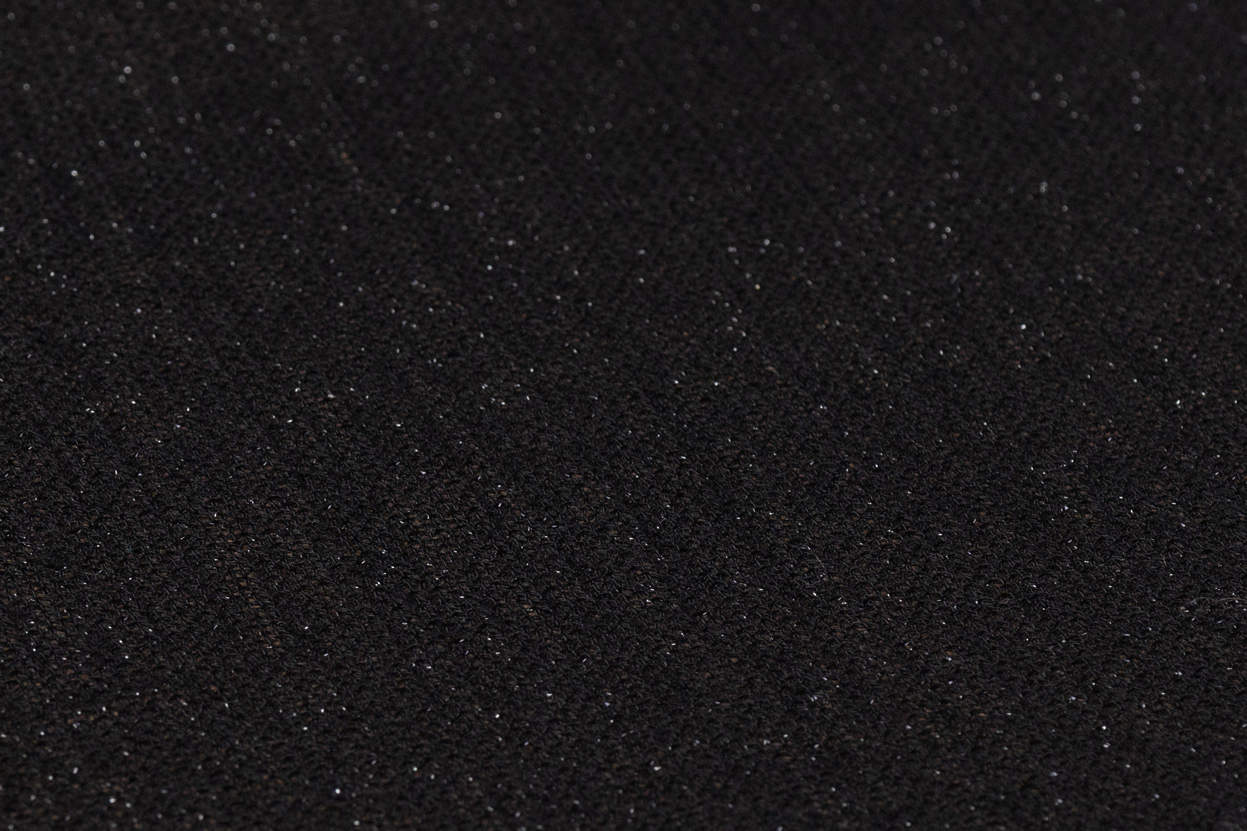 Metallic Italian Wool Gauze - Black / Silver