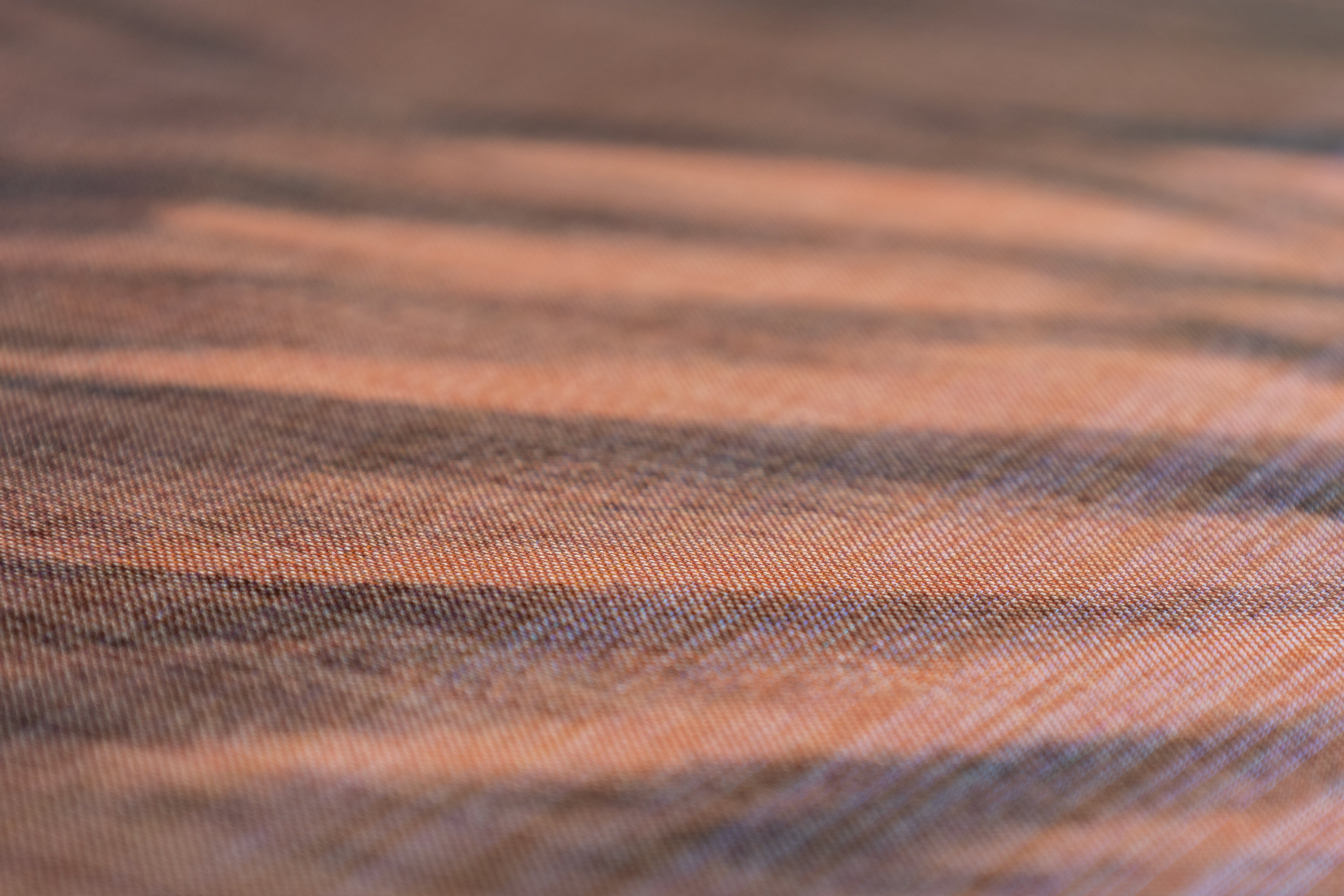 Iridescent Metallic Italian Chiné - Green / Peach