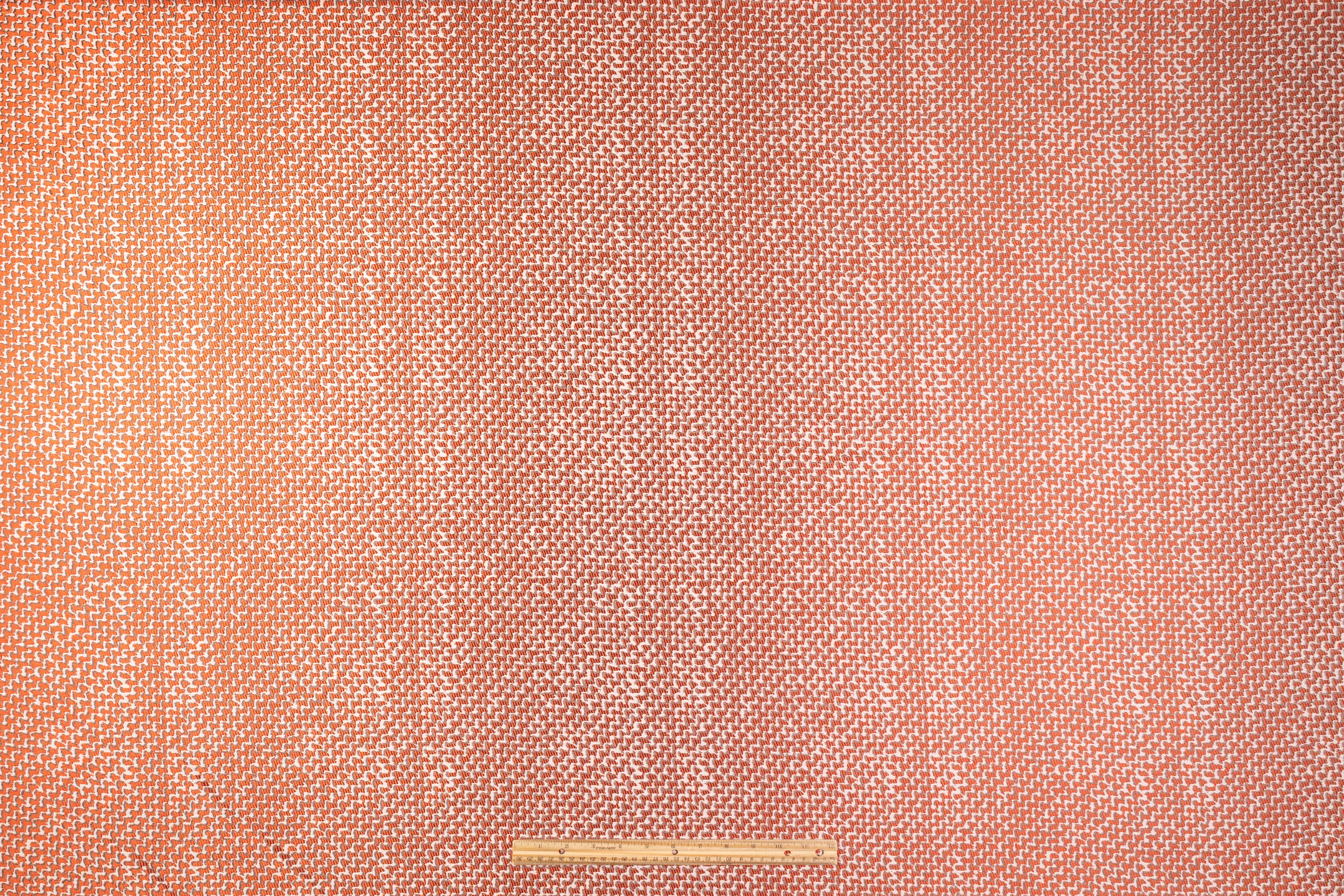 Armani - Zig Zag Italian Brocade - Burnt Orange