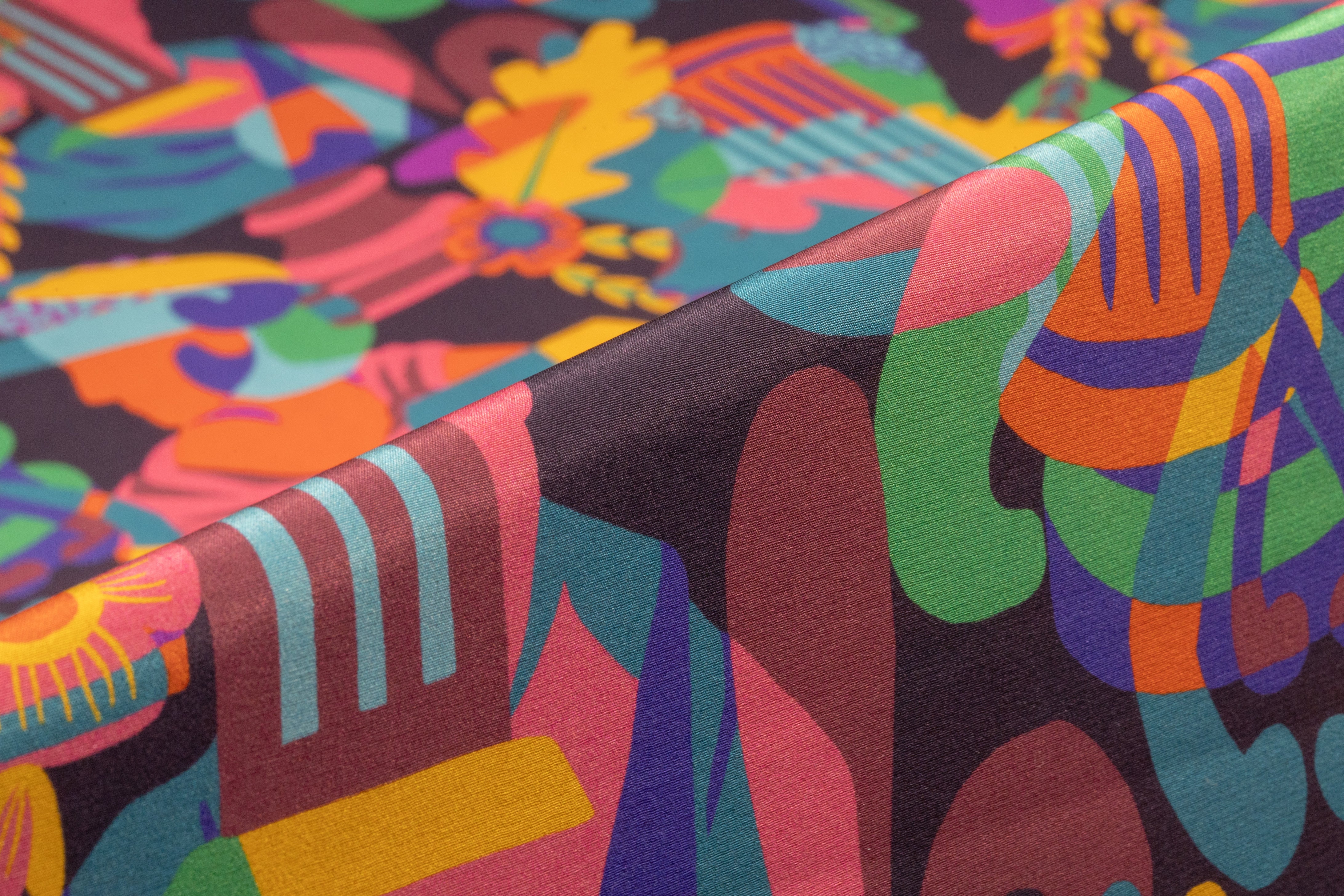 Liberty Fabrics - Italian Silk Crepe de Chine - Multicolor